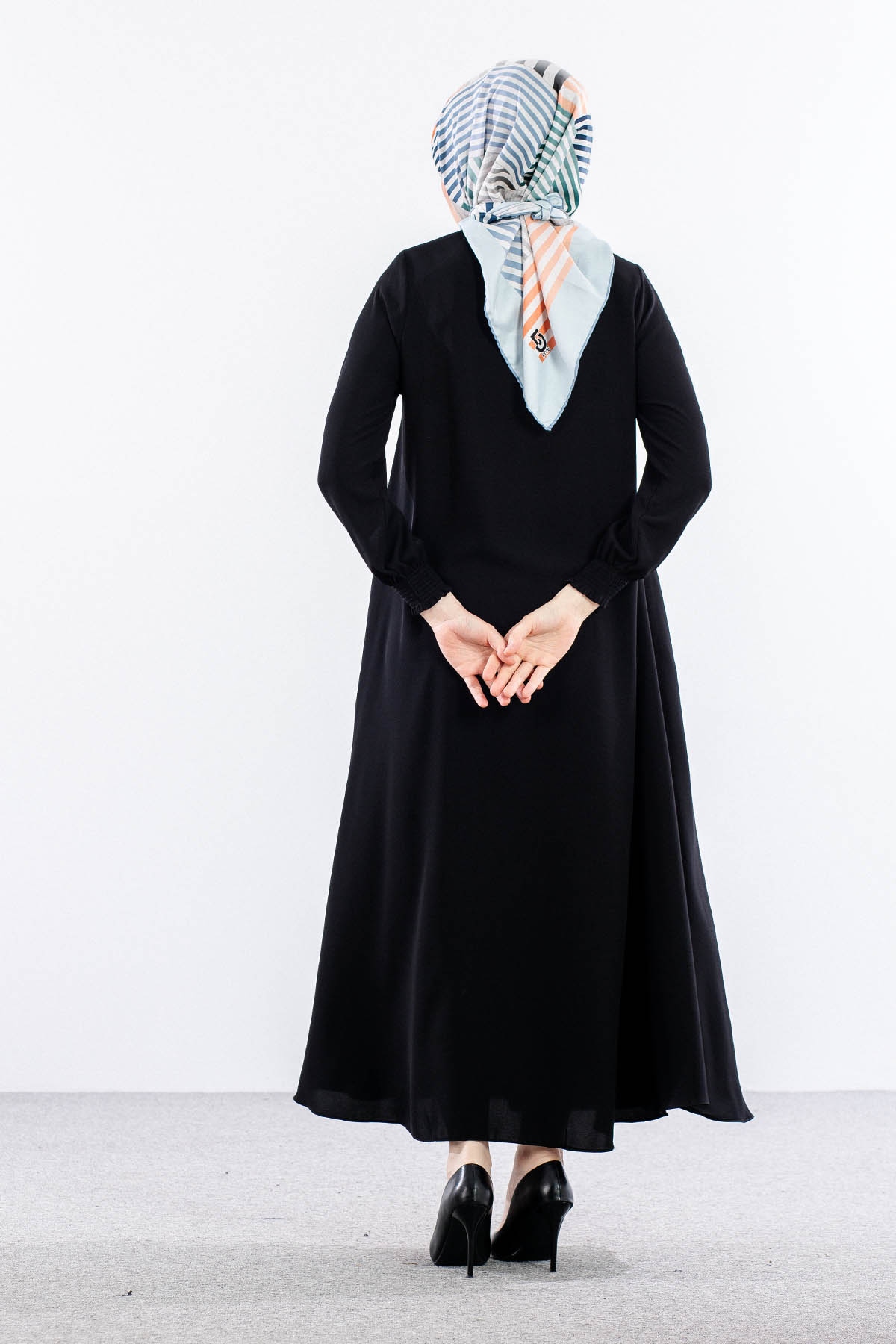 1001 Ferace 38-48 Mevlana - Siyah - - 4