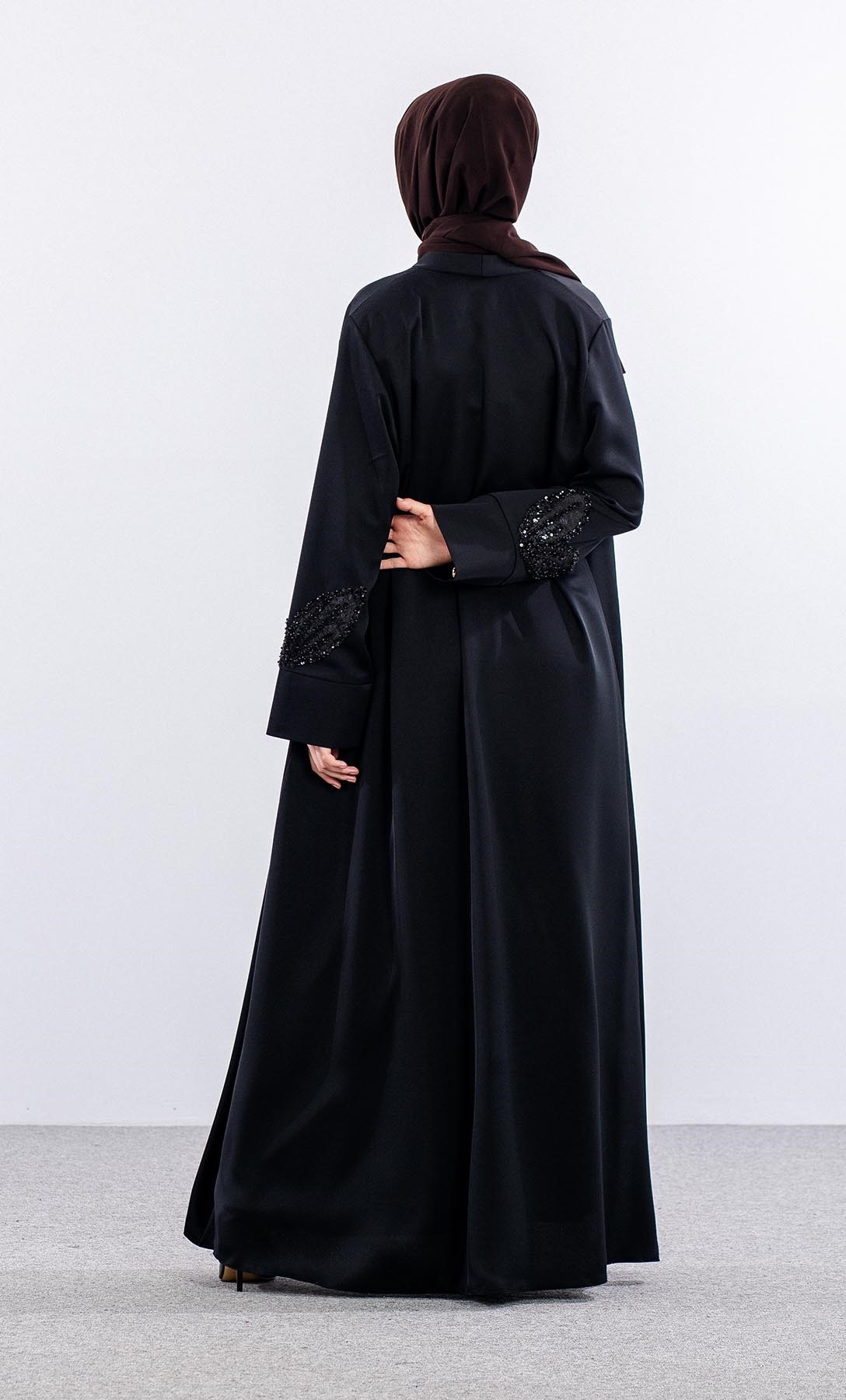 102 Kaftan Takim 44-52 Ozel Uretim - Siyah - 4