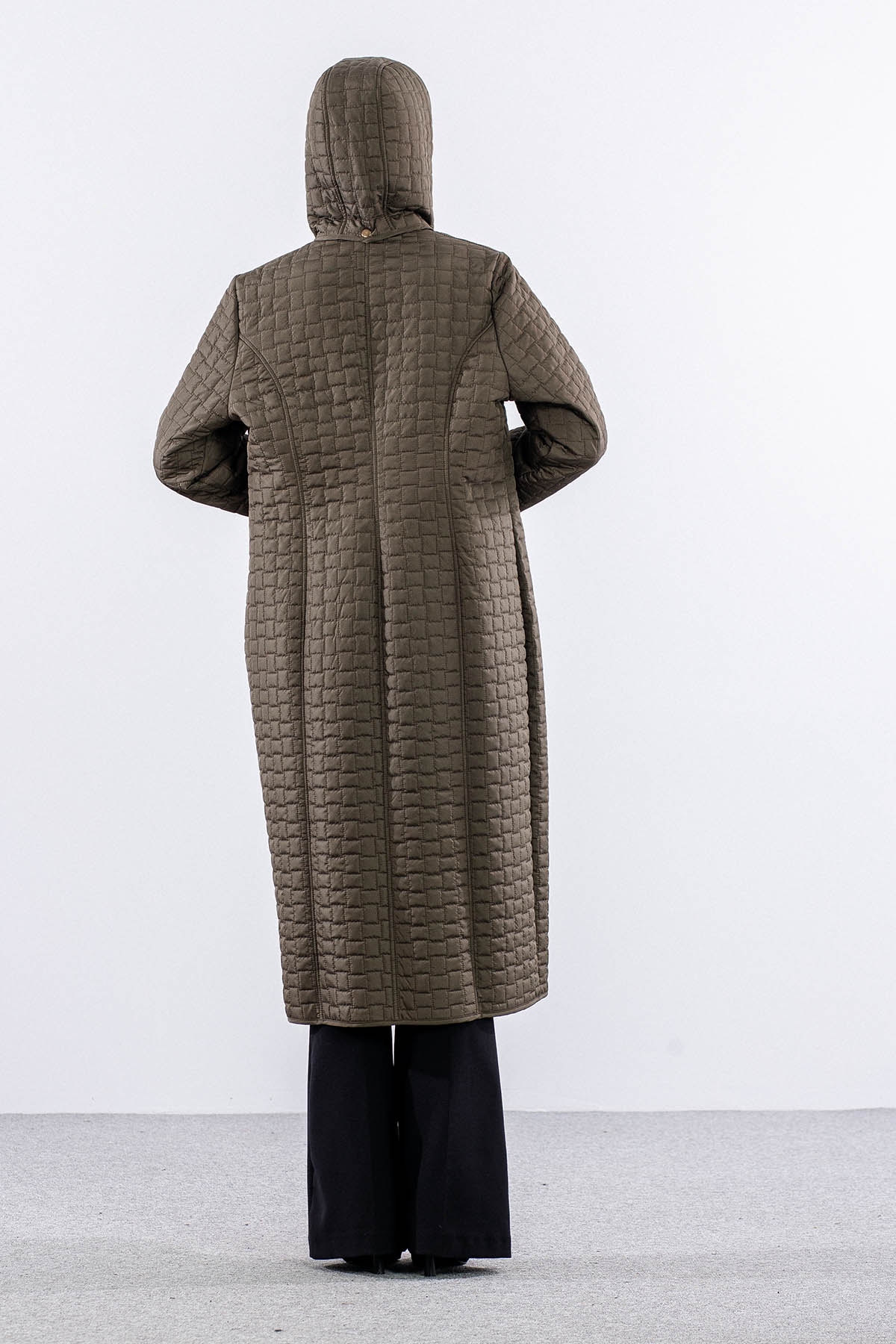 1030 Kapitone Kap 44-50 Ici Tuylu - Haki - 5