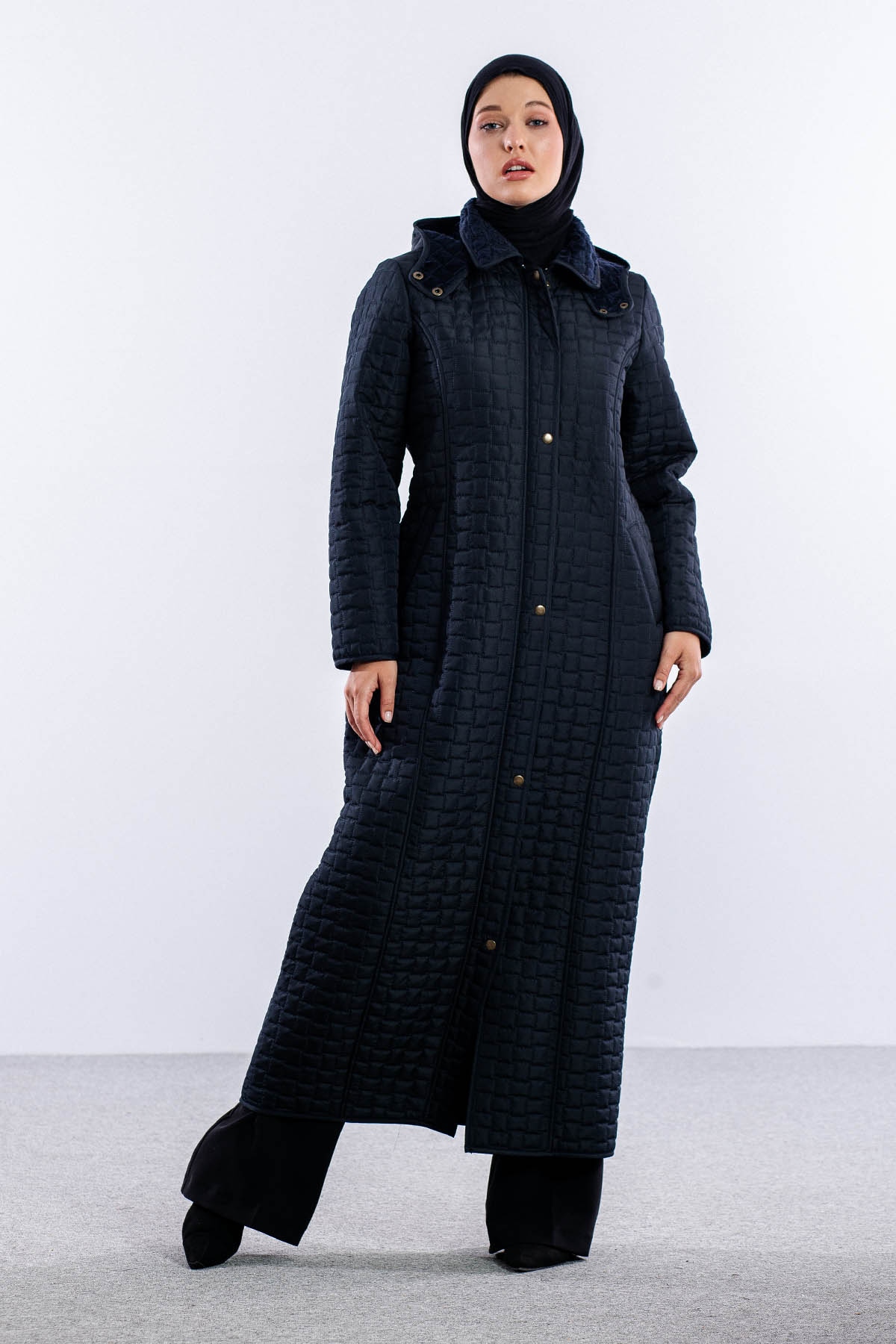 1034 Takim 44-50 Fitil Kumas Zimbali - Lacivert - 1