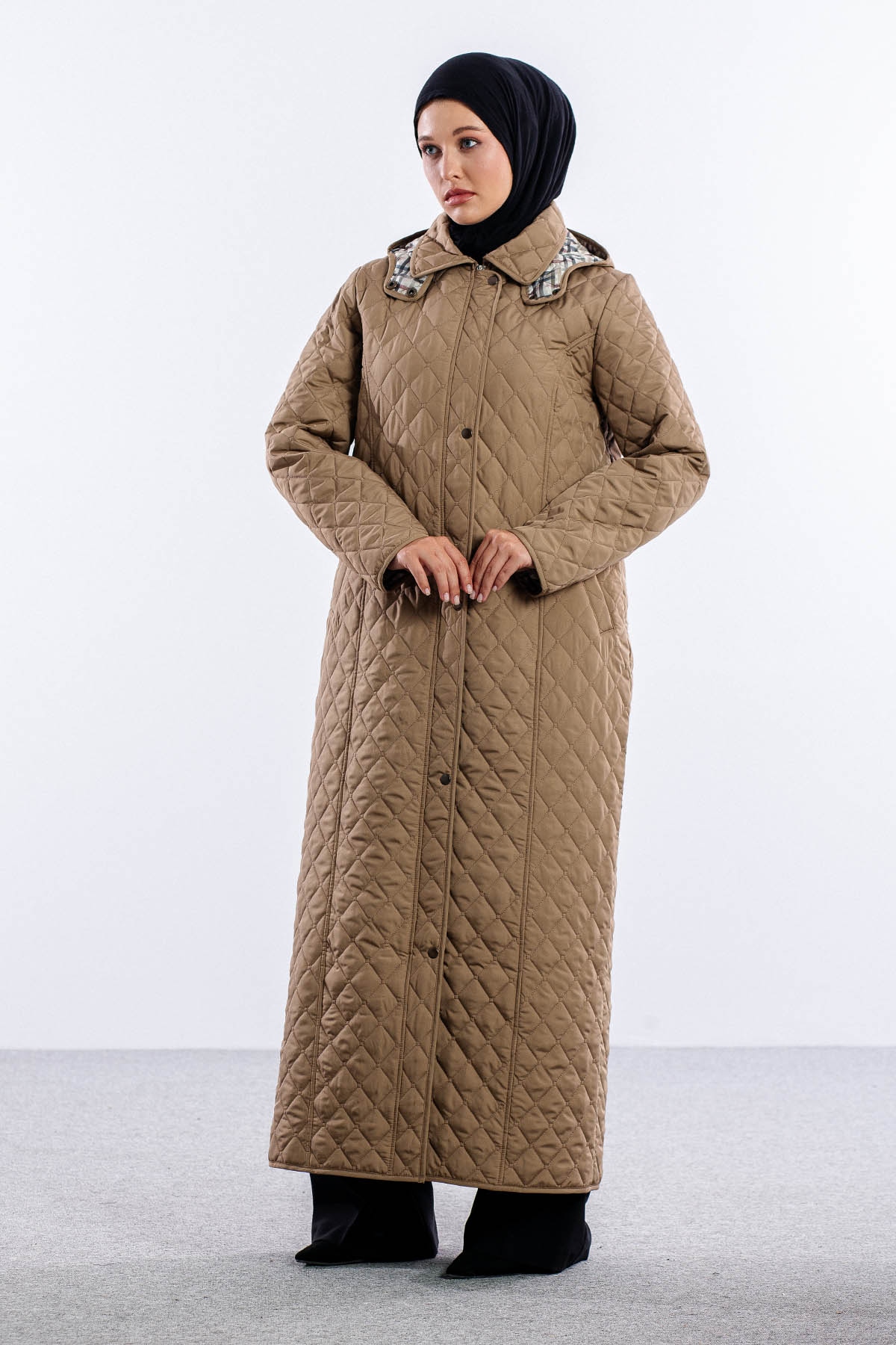 1035 Kapitone Kap 44-50 Uzun - Camel - 1