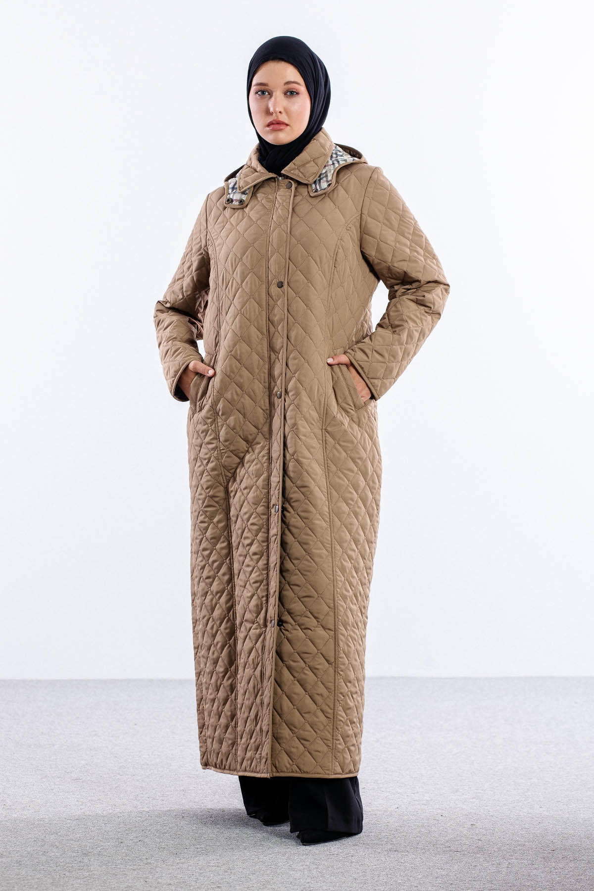 1035 Kapitone Kap 44-50 Uzun - Camel - 2