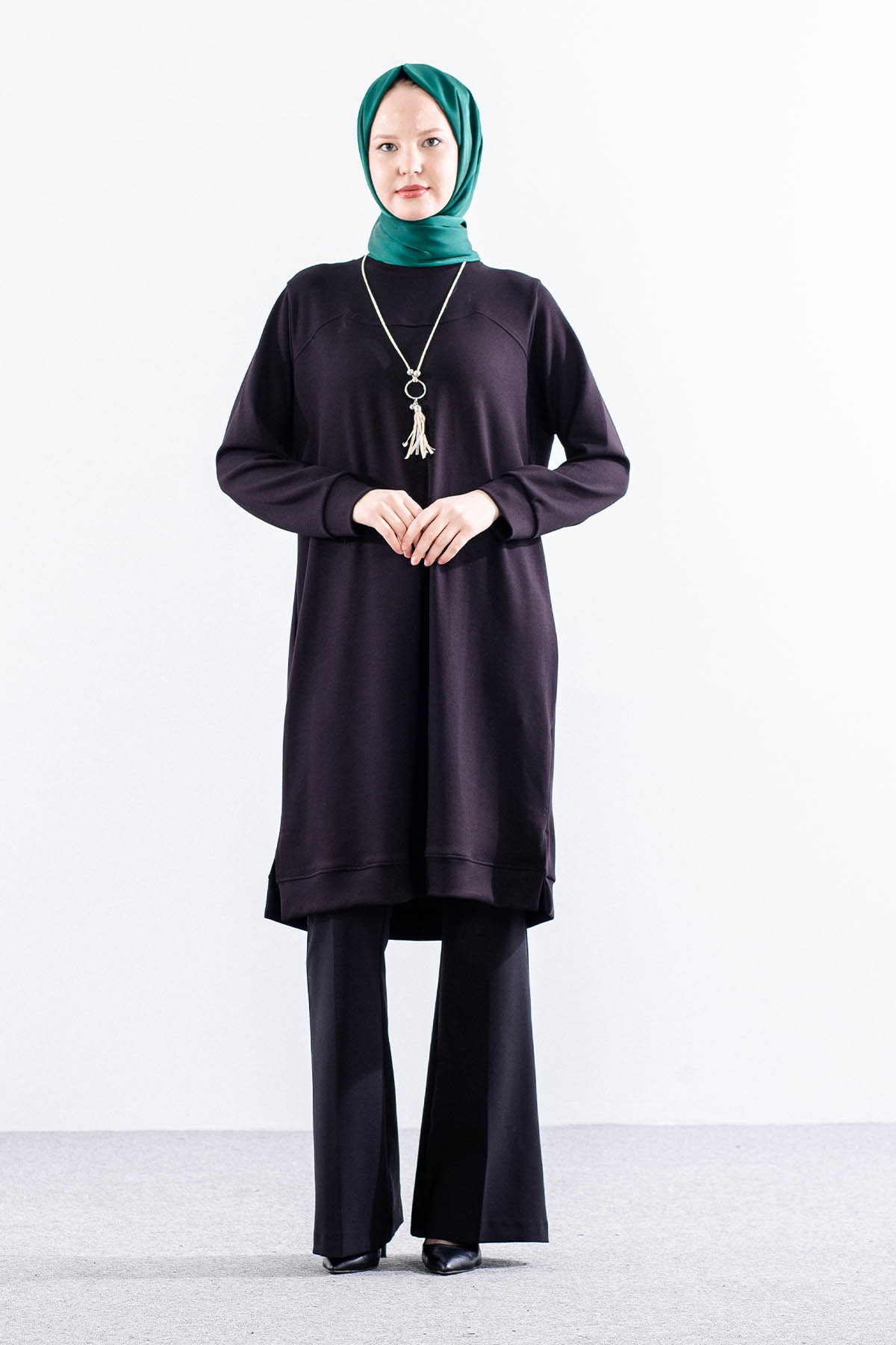 10910-010 Tunik 40-42-44-46 - Siyah - 1