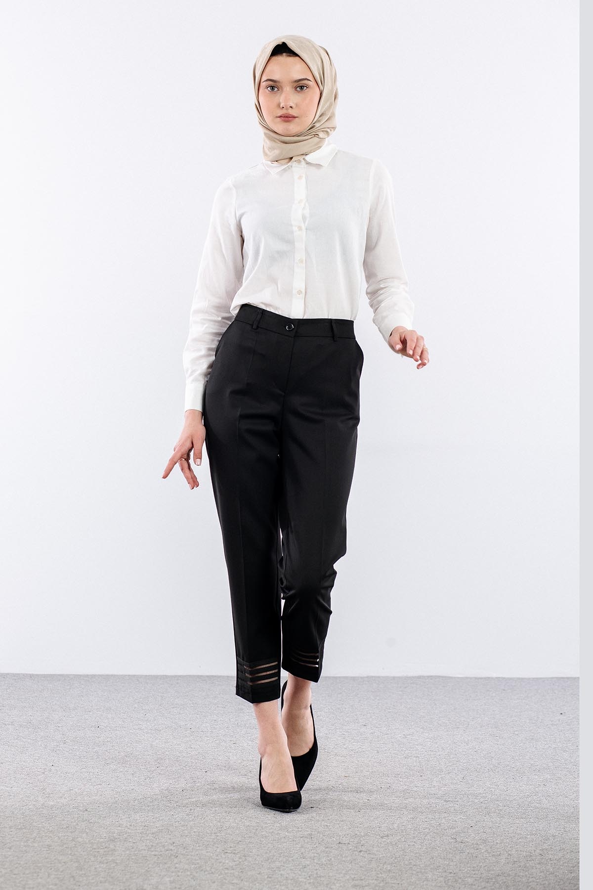 1179 Pantolon 44-50 - Siyah - 2