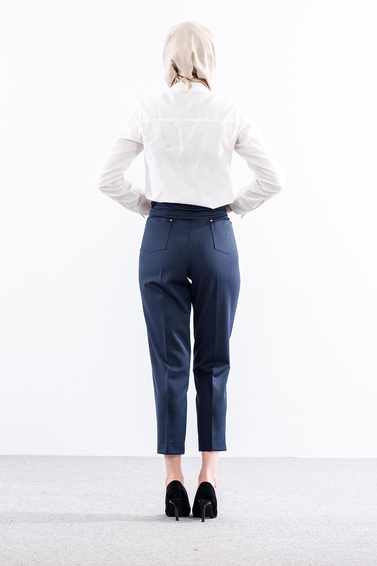 1181 Pantolon 44-50 - Lacivert - 4