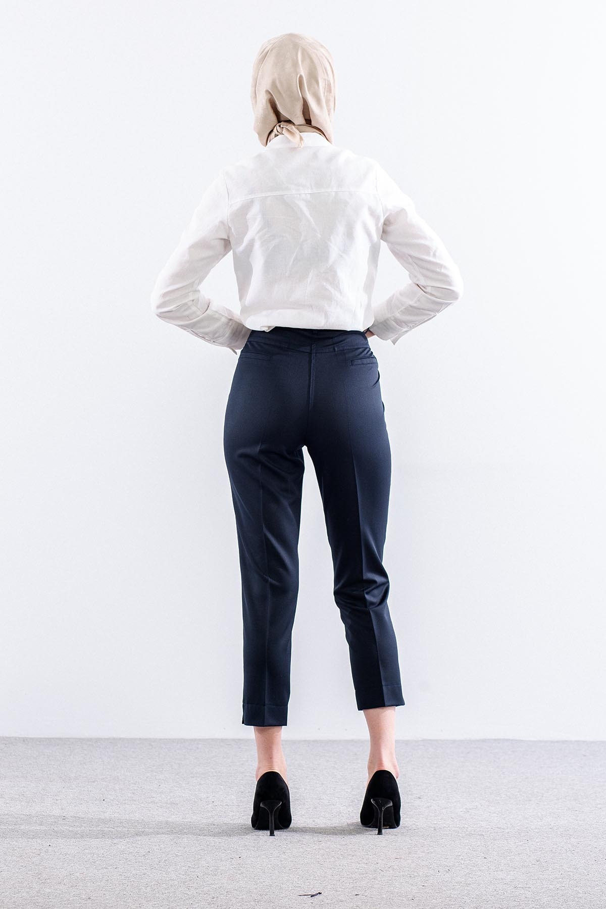 1184 Pantolon 44-50 - Lacivert - 4