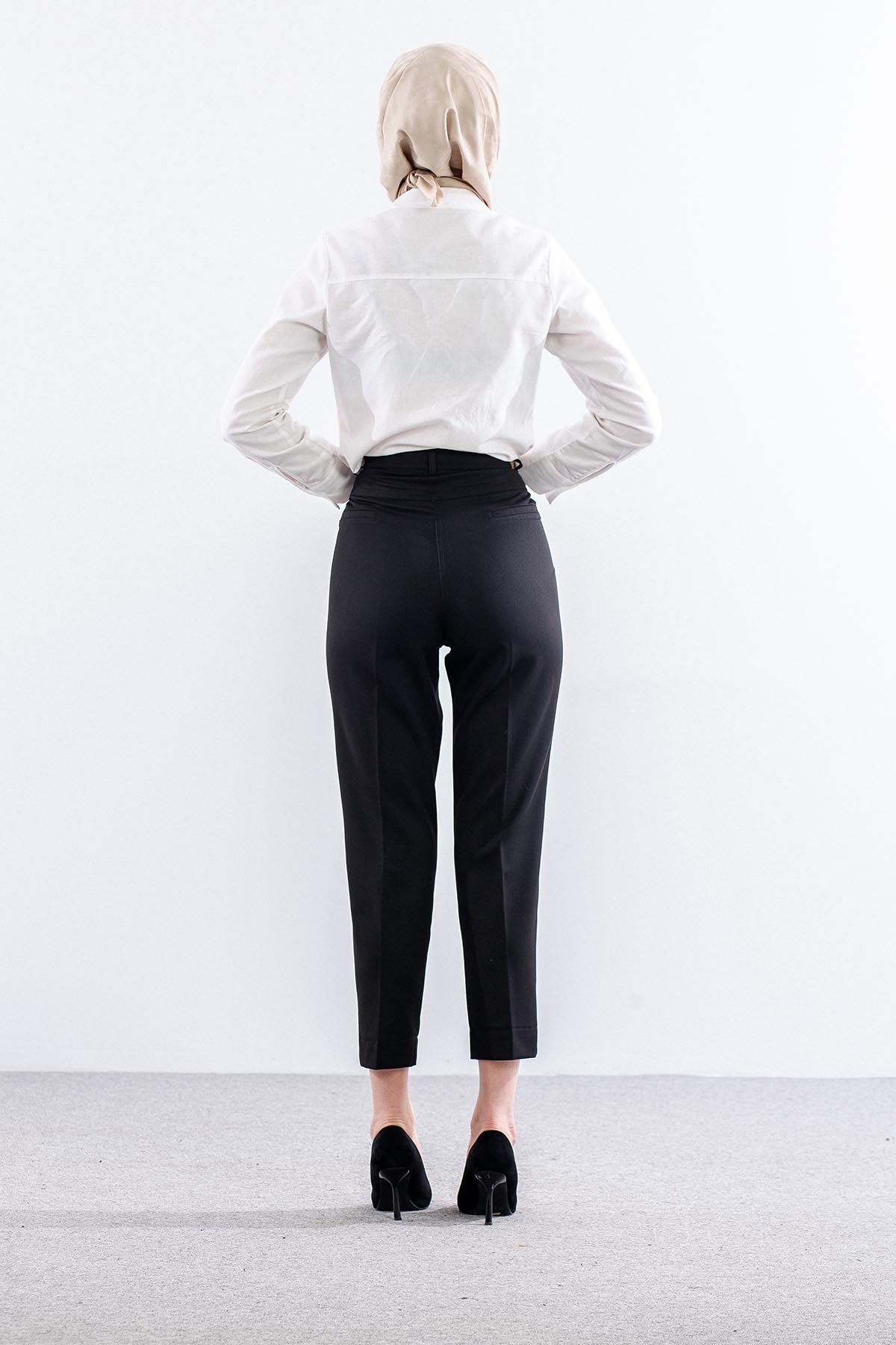 1184 Pantolon 44-50 - Siyah - 4