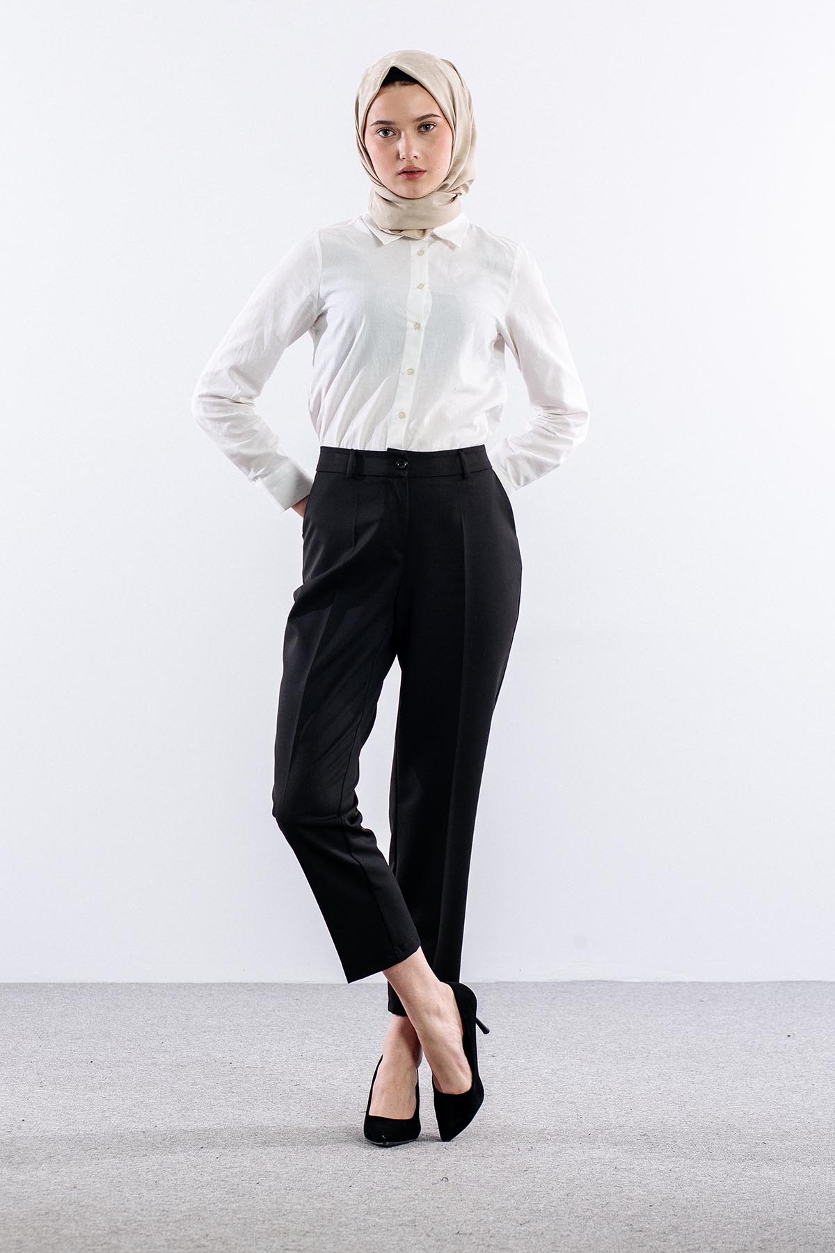1185 Pantolon 44-50 - Siyah - 2