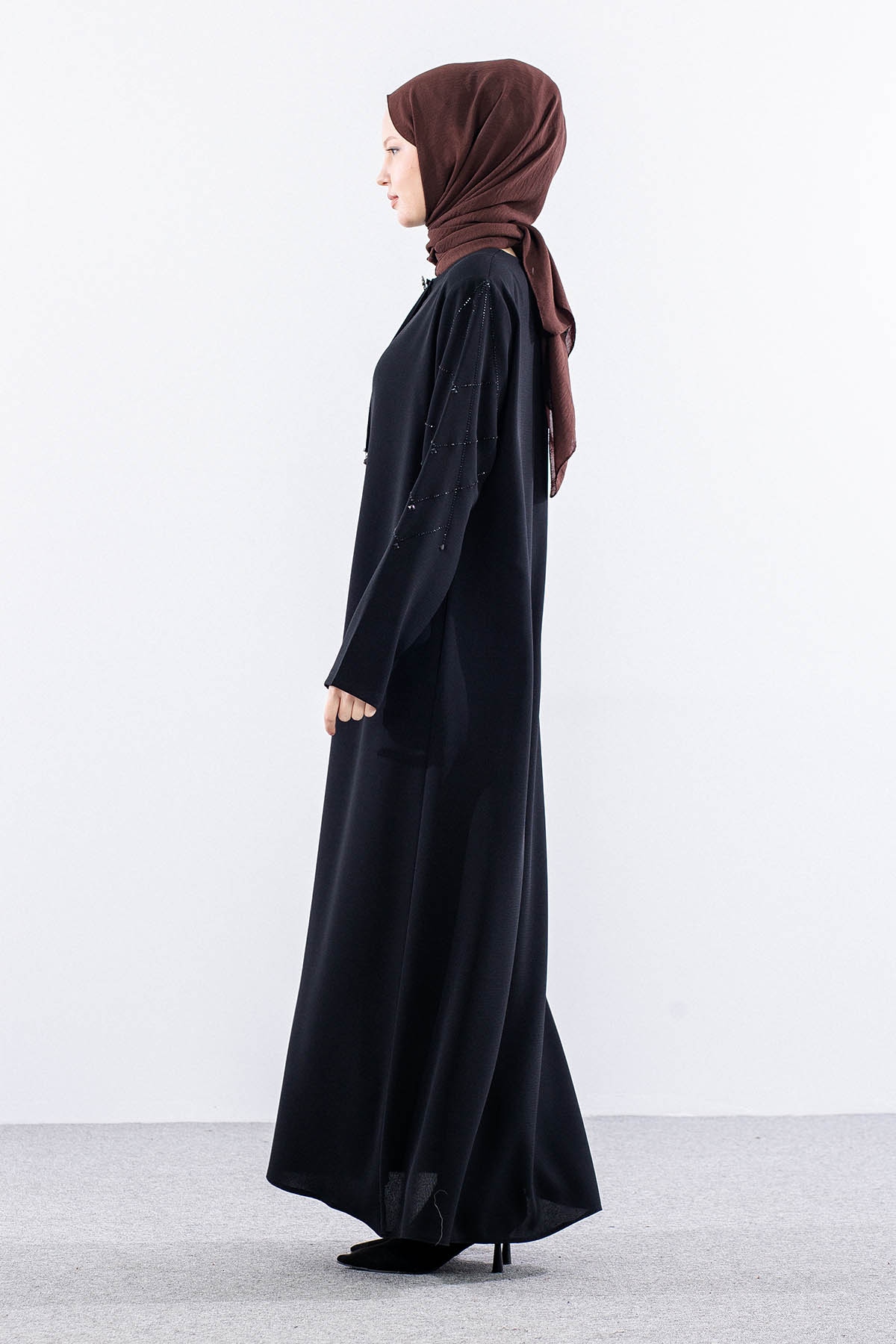 1617 Salfi̇naz Ferace - Petek - Siyah - 5