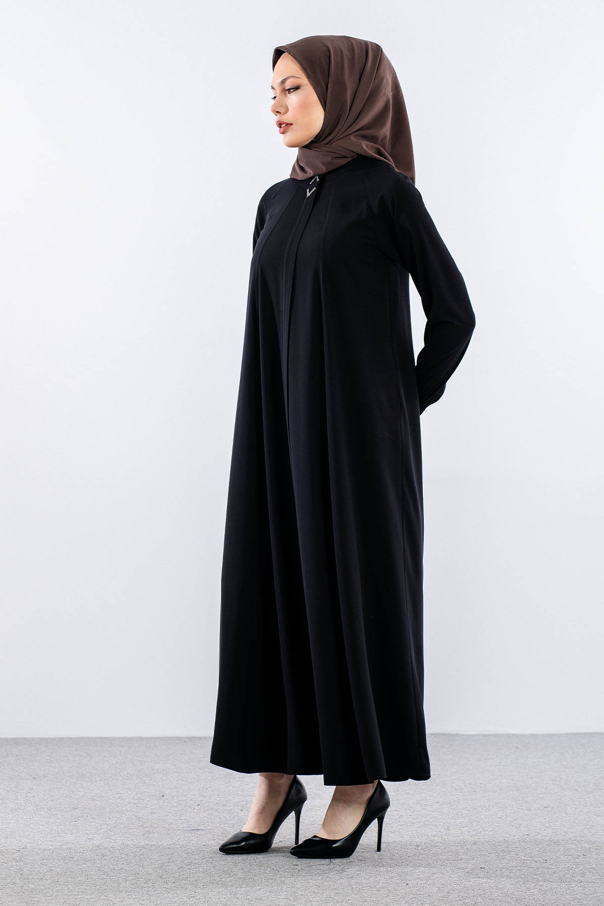 1633 Hare Panama Ferace 38-48 - Siyah - 3