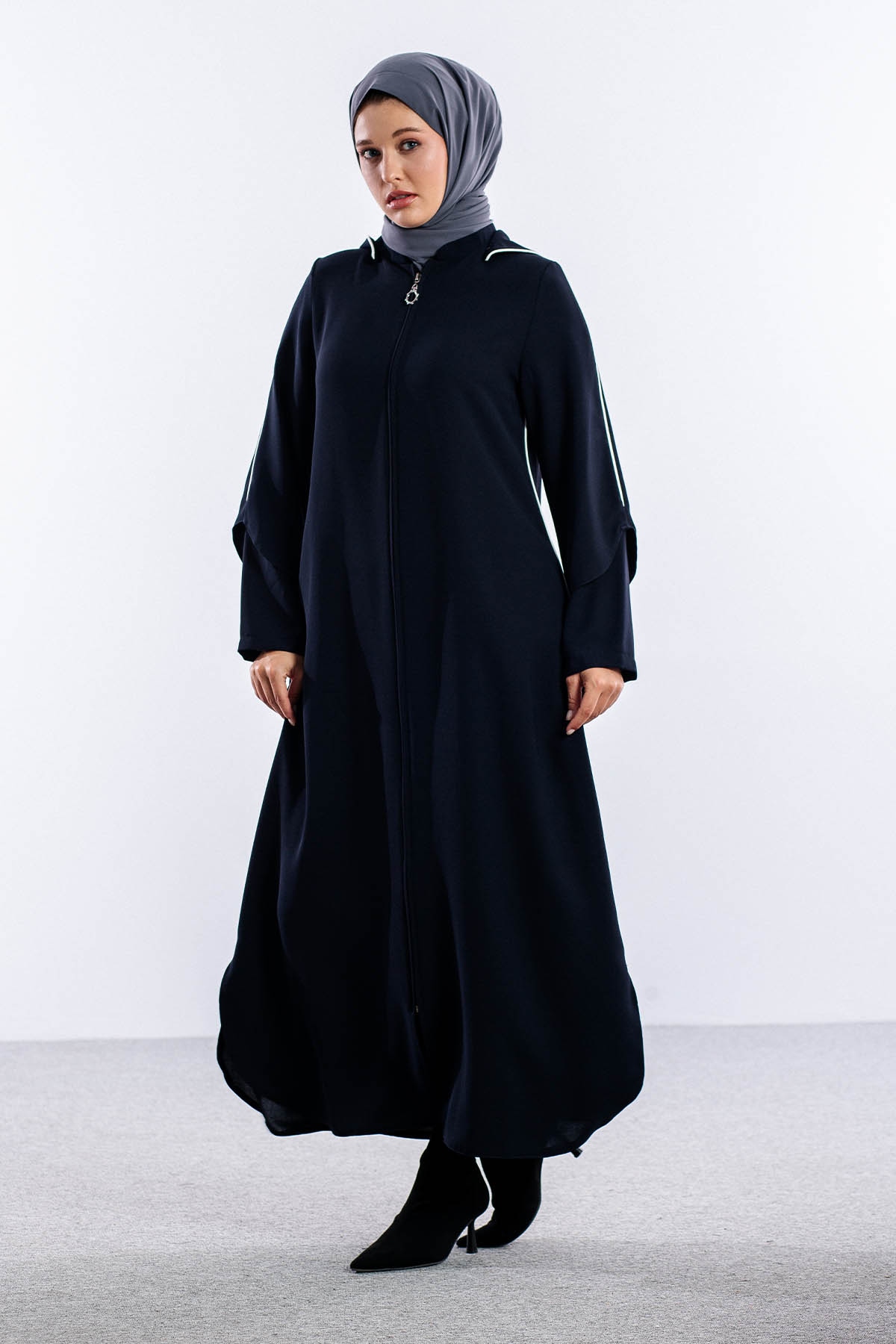 195 Ferace 42-52 Yaz Biye - Lacivert - 3