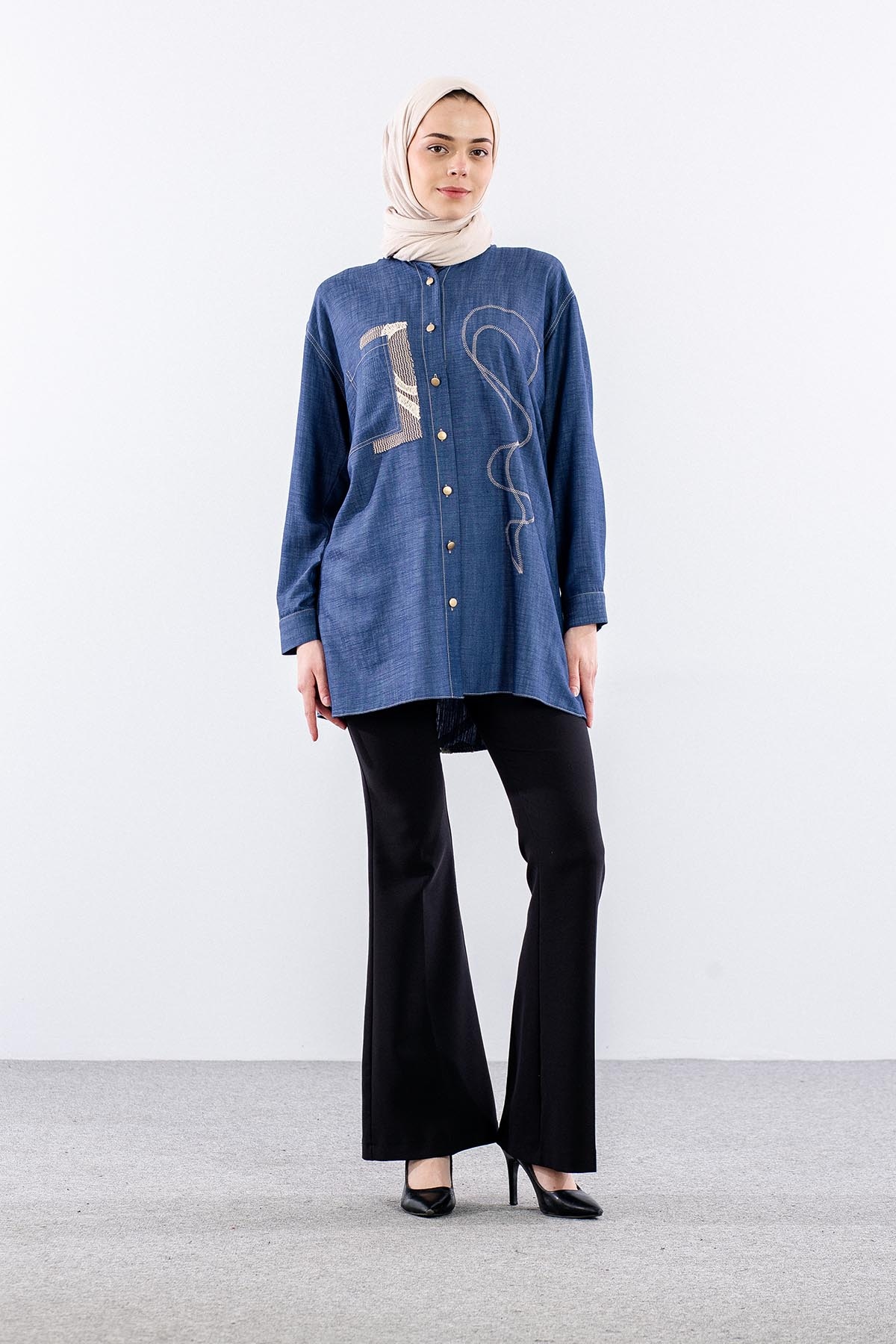 2005 Tunik M-l-xl-2xl Tensel - Kot - 2
