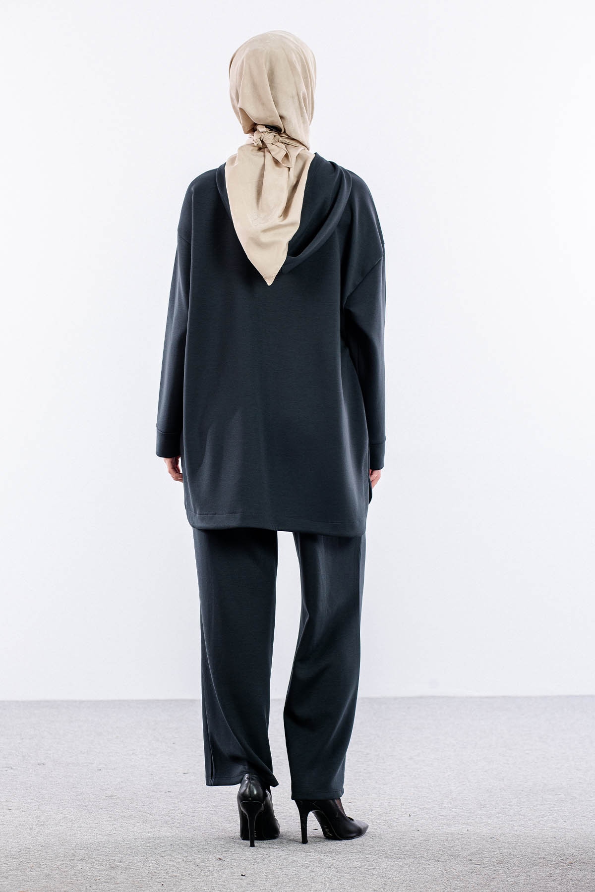 2027 Takim 42-46 Kanguru Cep Fermuarli - K_gri - 6