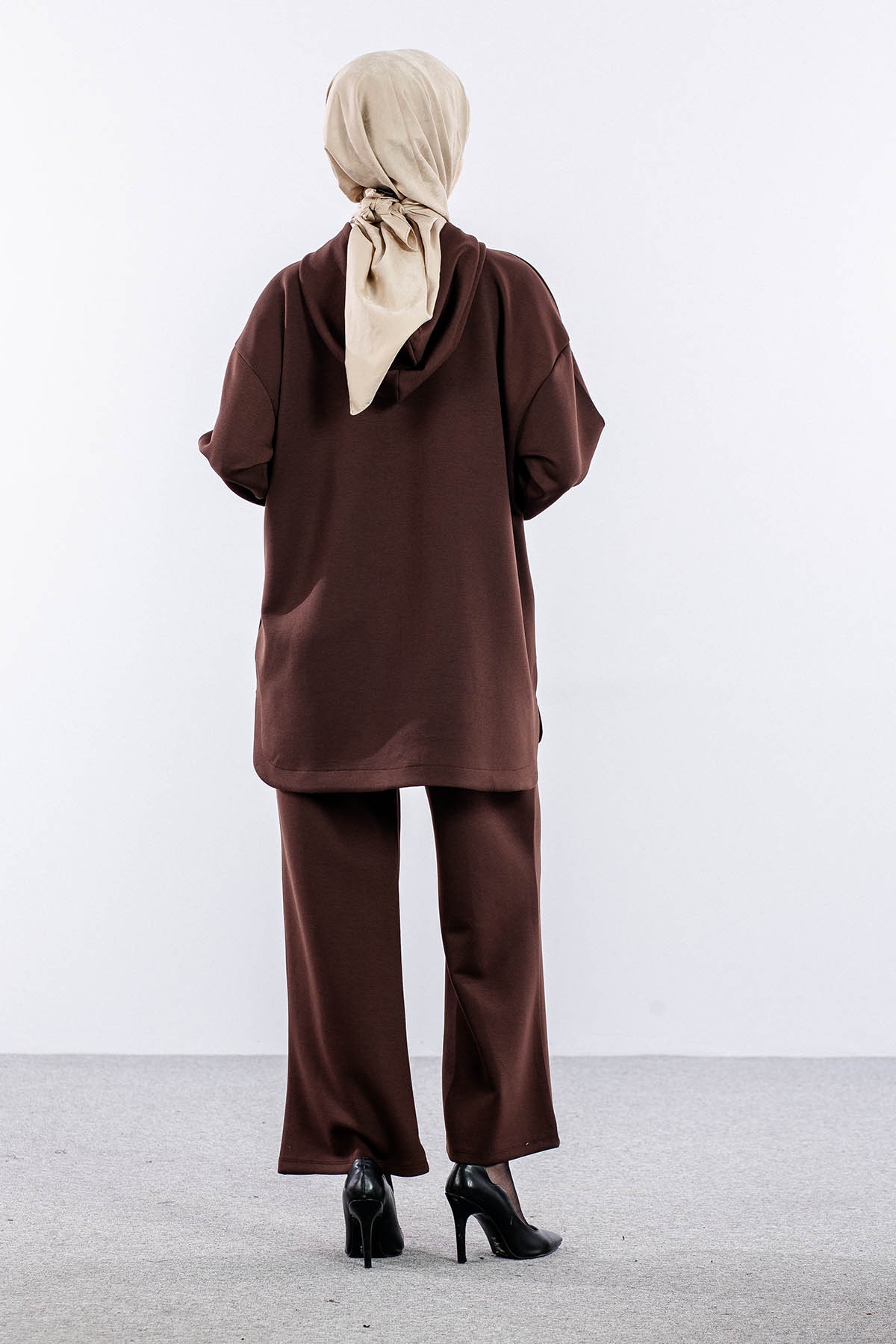 2027 Takim 42-46 Kanguru Cep Fermuarli - K_kahve - 6