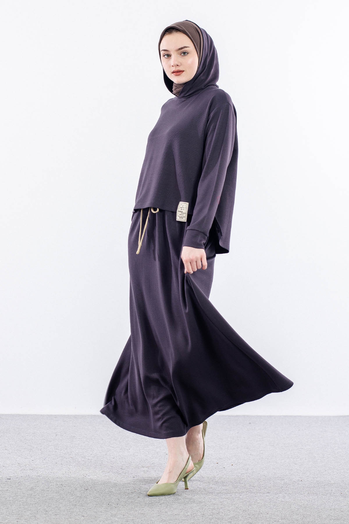 2034 E.takim 42-48 Kapsonlu - Antrasit - 2