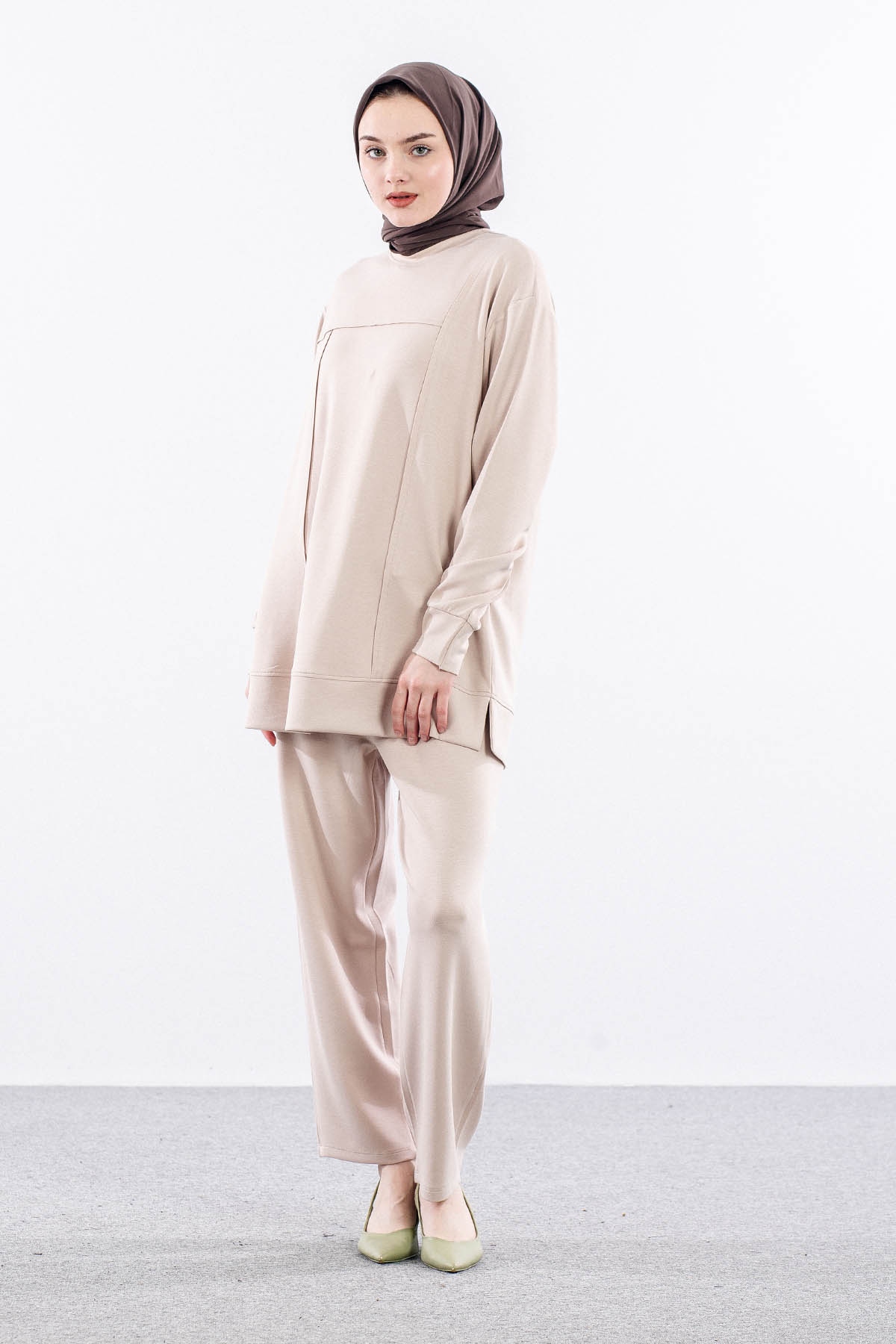 2037 Takim 42-48 - Bej - 1