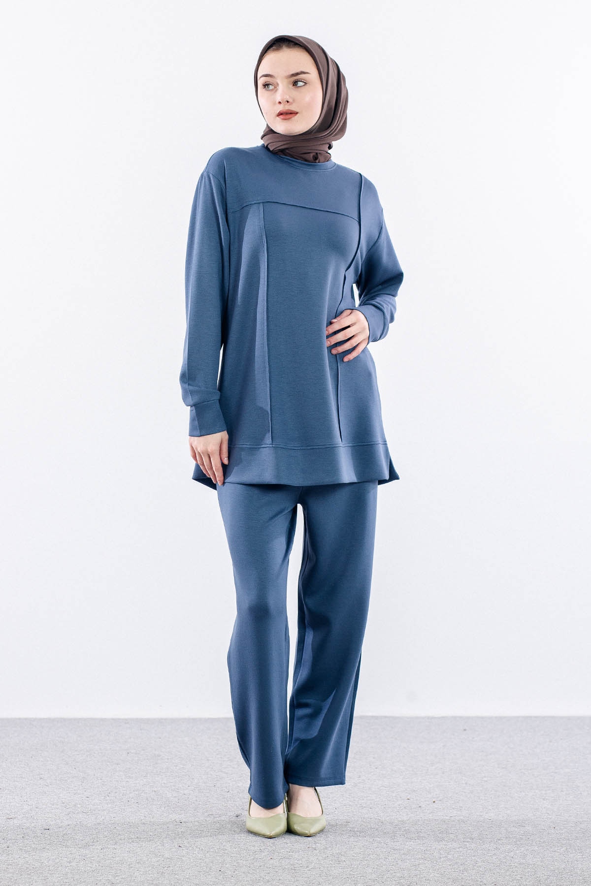 2037 Takim 42-48 - Mavi - 2