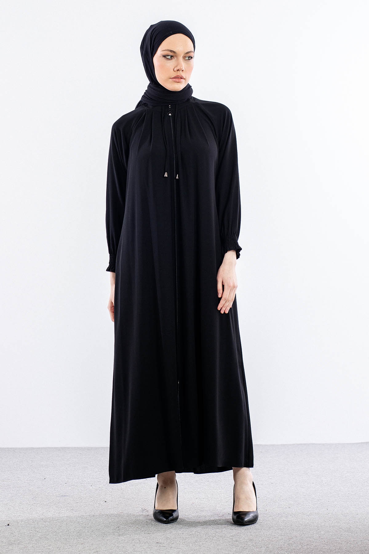 2047 Ferace 38-48 Mevlana - Siyah - - 1