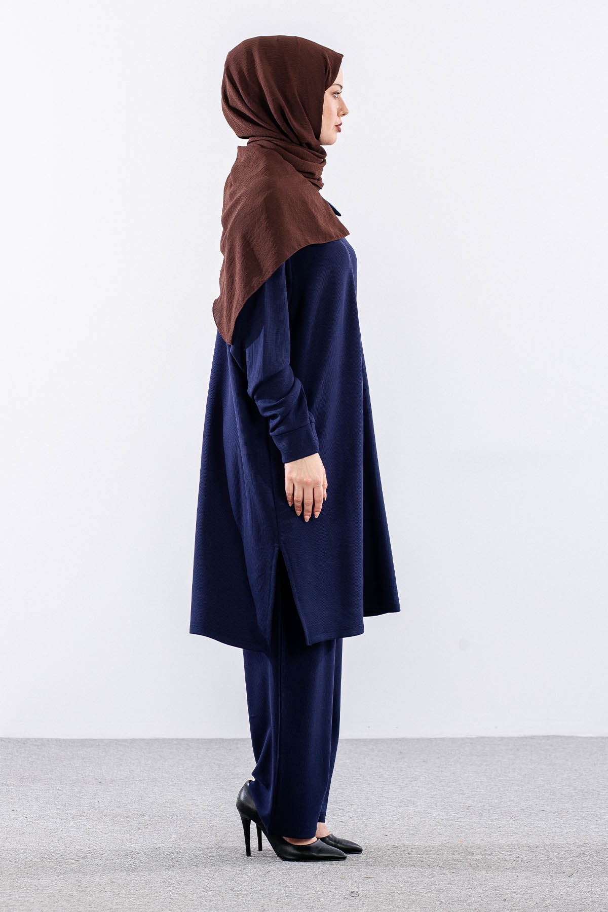 2048 Takim 44-50 Simli Dugme - Lacivert - 3