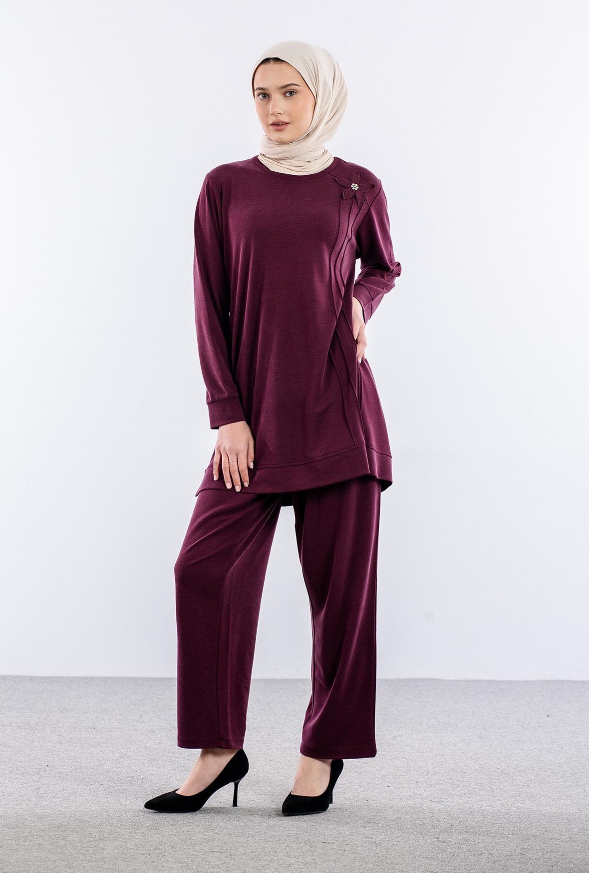 2064 Takim 44-50 - Bordo - 5