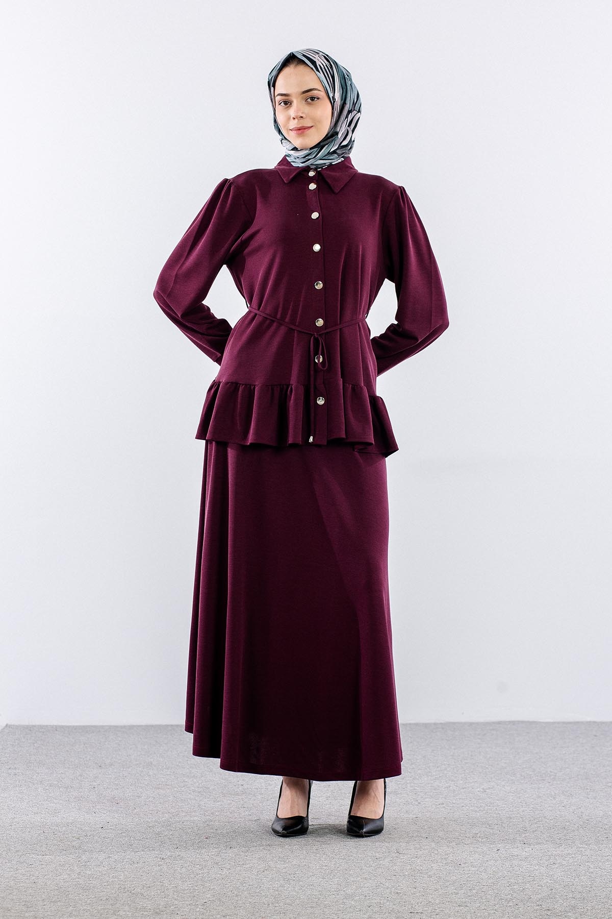 2077 E.takim 44-50 - Bordo - 2