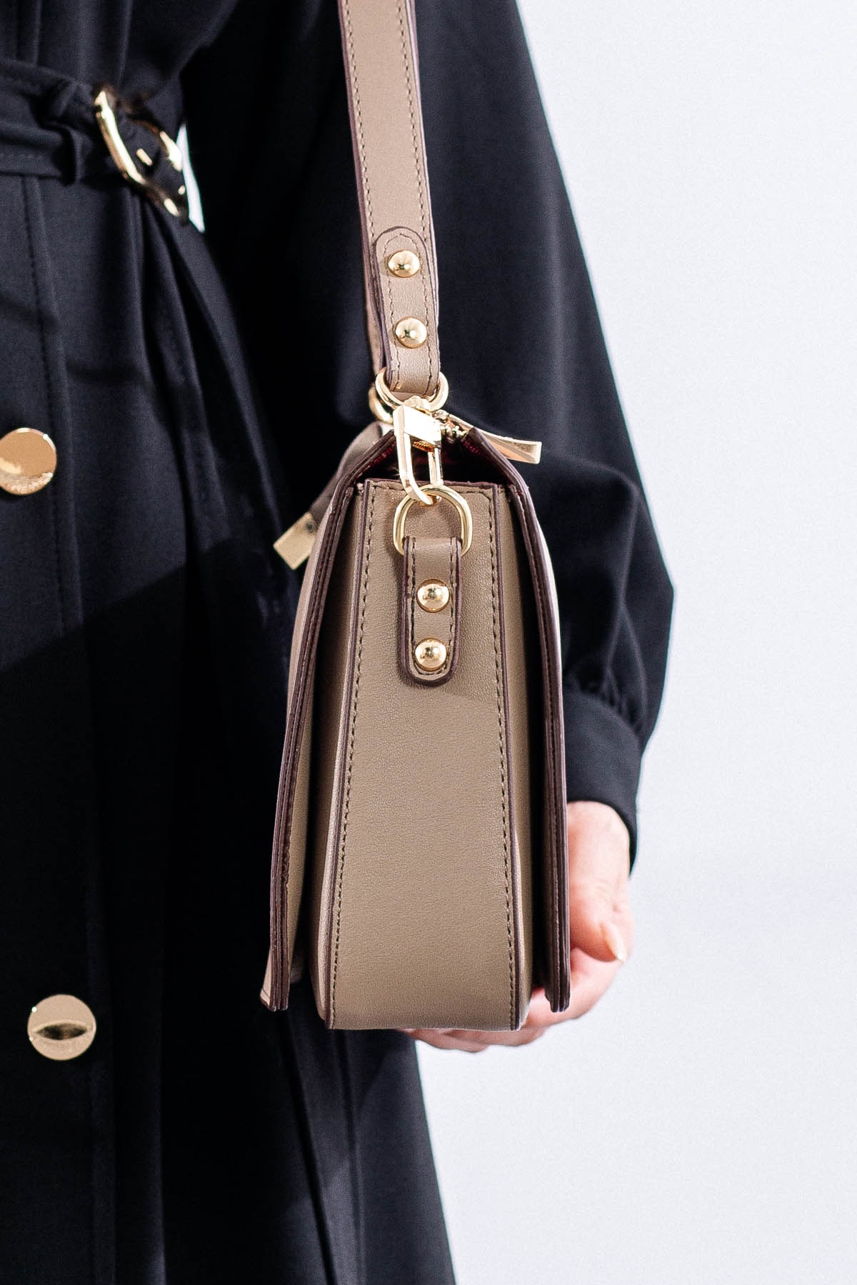 21796 şik Bayan çanta - K_bej - 3