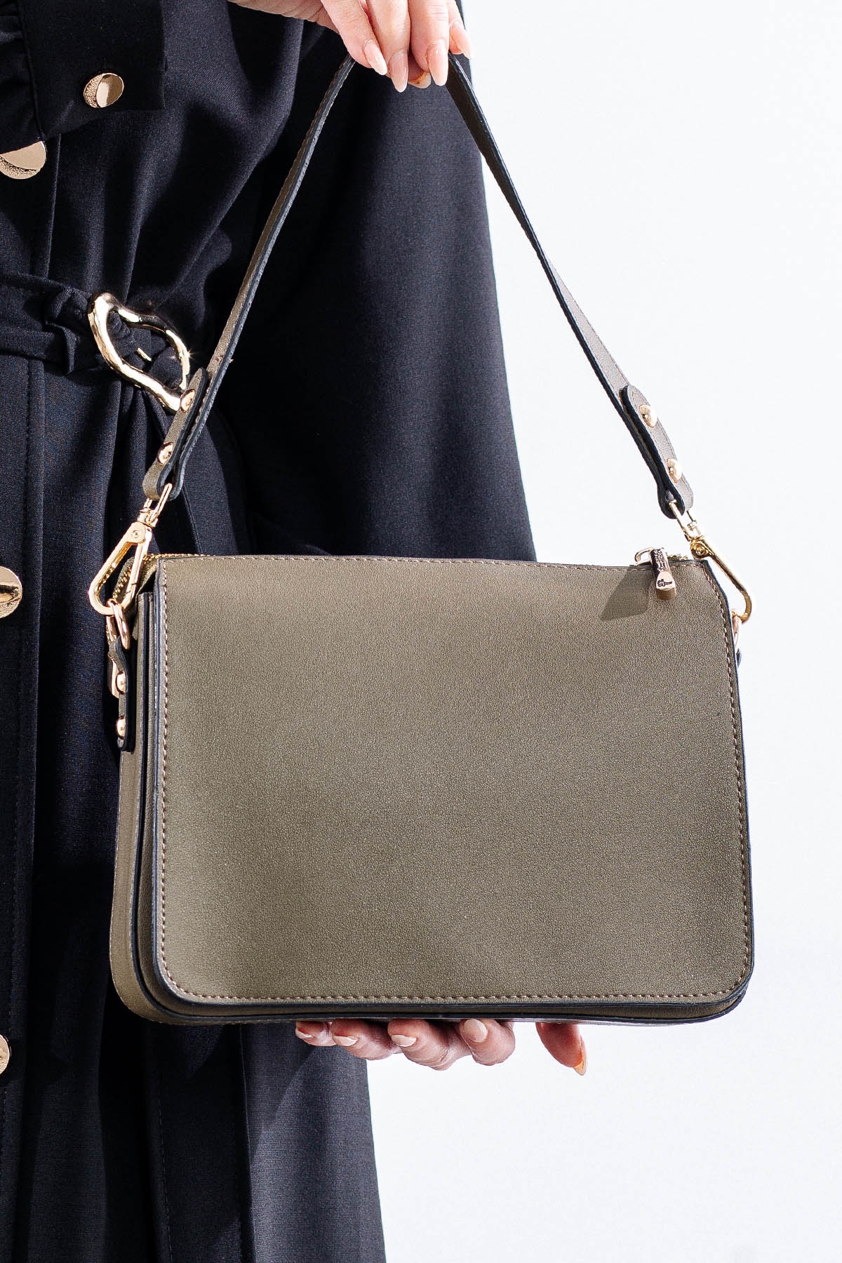 21796 şik Bayan çanta - Yesil - 1