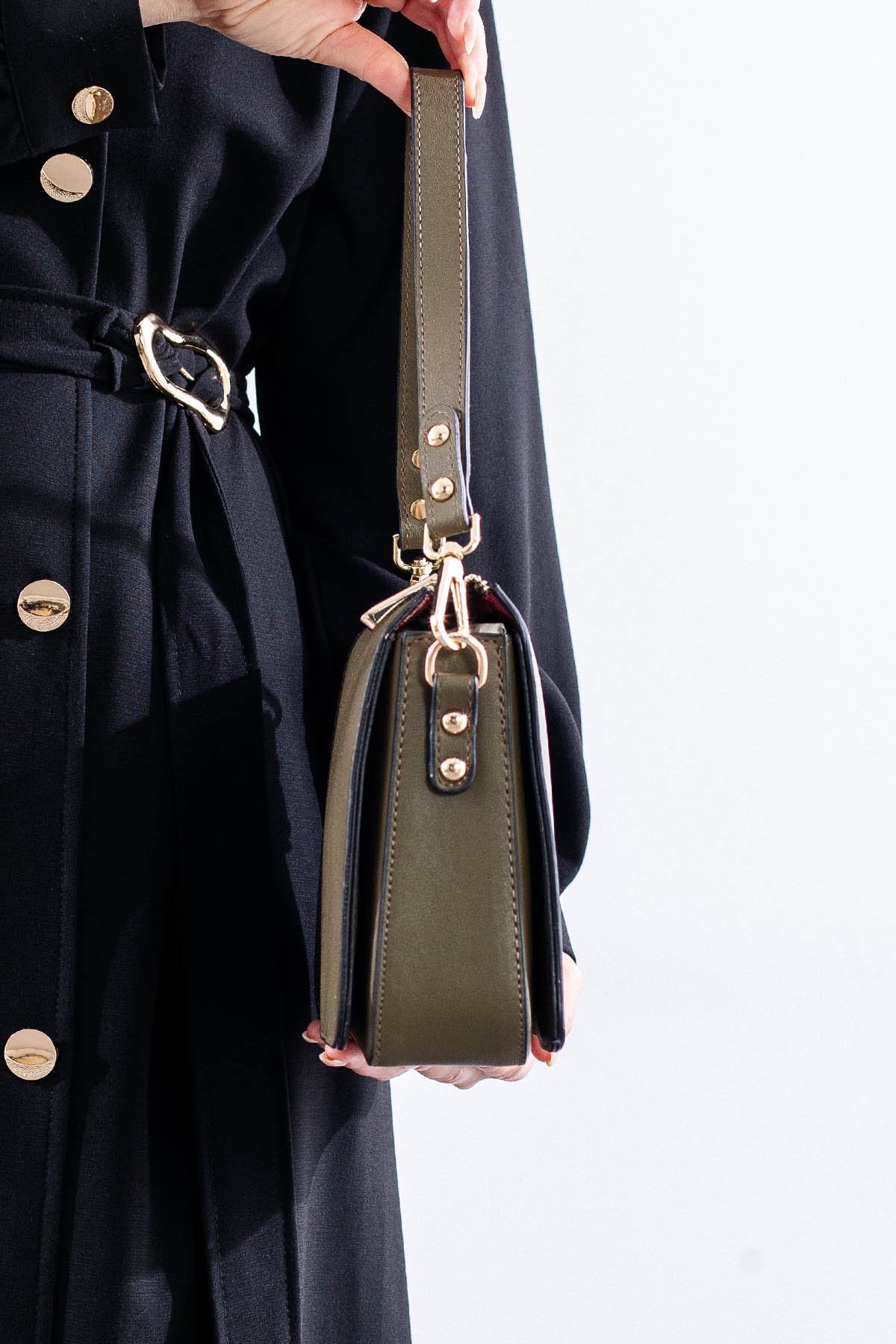 21796 şik Bayan çanta - Yesil - 3