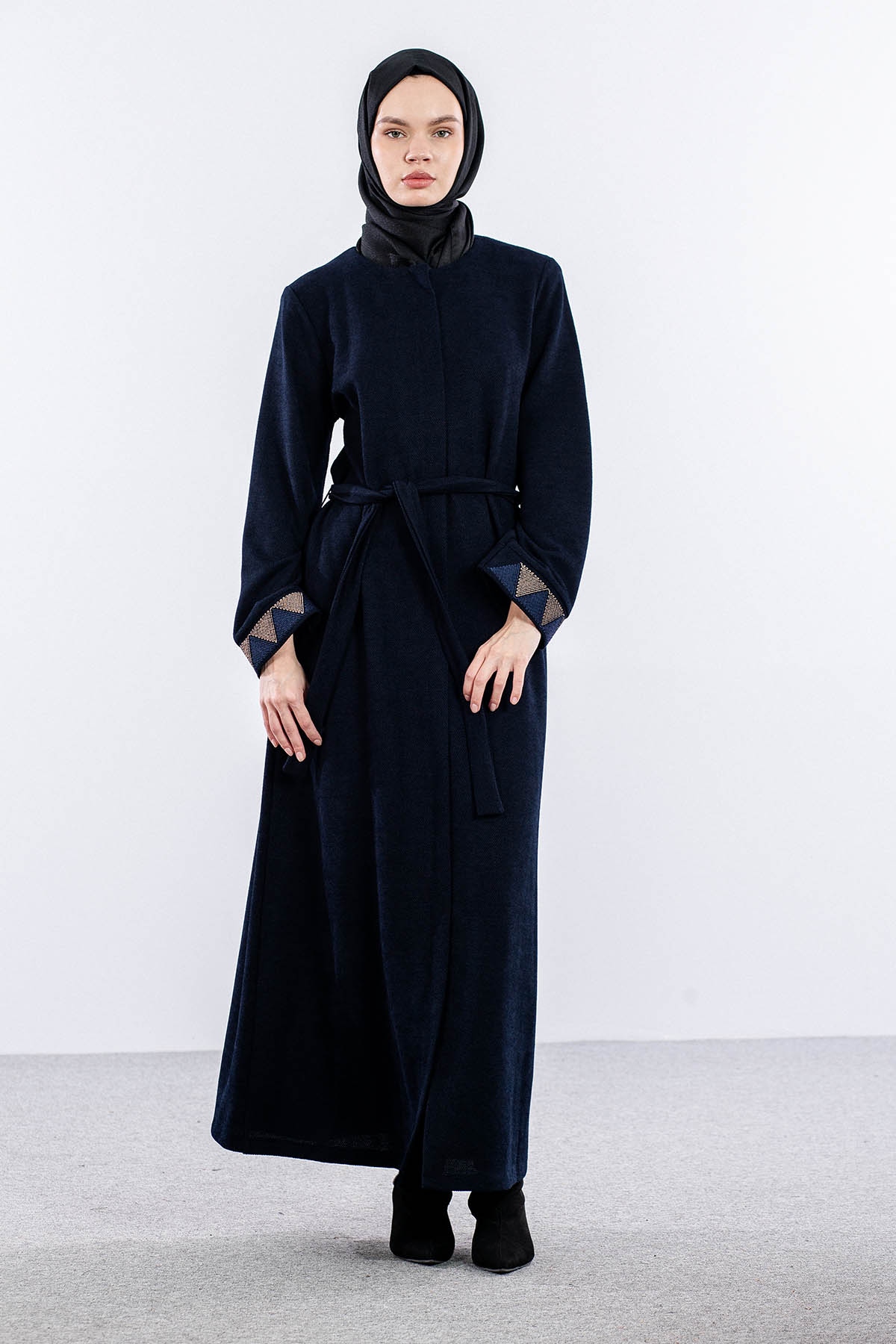 2186 Ferace 42-52 Sonil Kare Nakis - Lacivert - 1