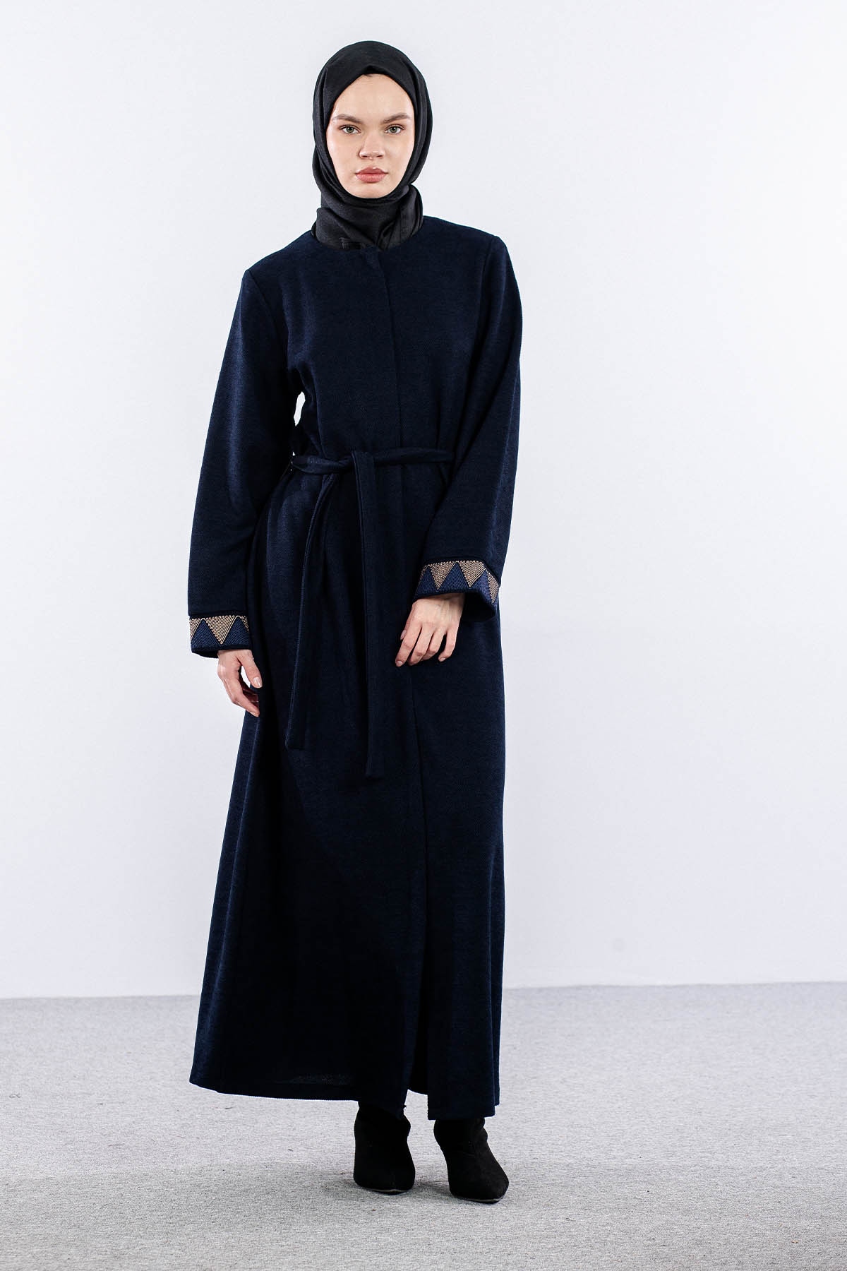 2186 Ferace 42-52 Sonil Kare Nakis - Lacivert - 3