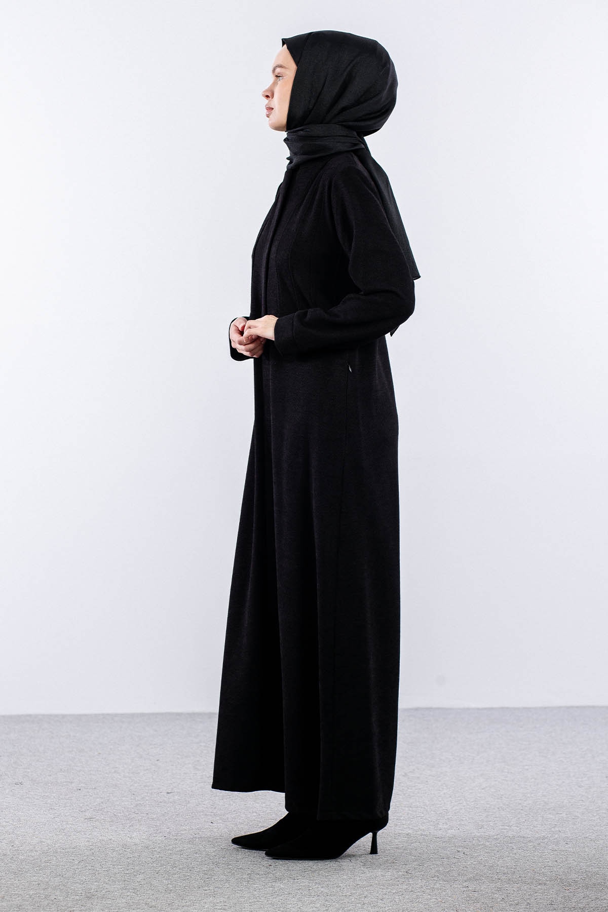 2256 Ferace 42-52 Sonil Kumas - Siyah - 4