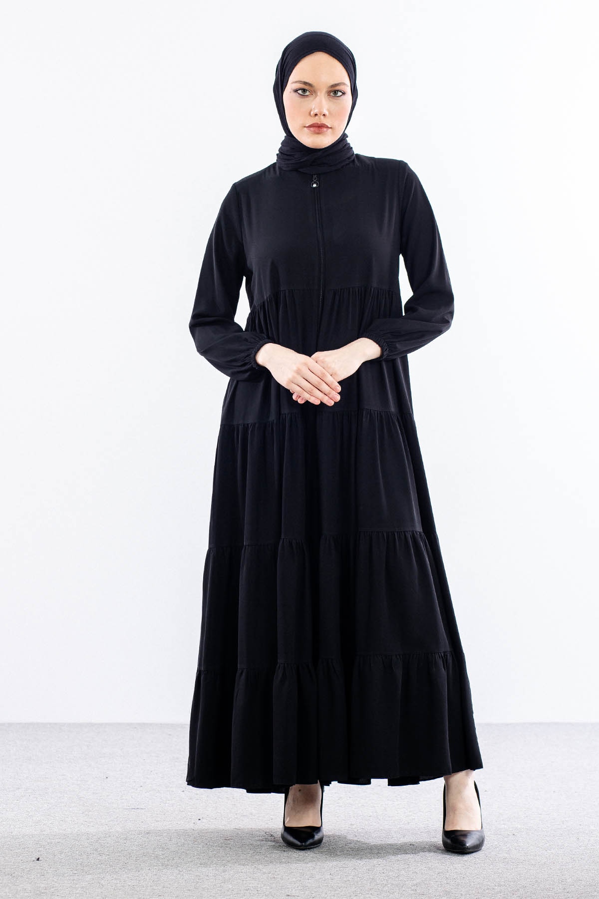 2294 Ferace 40-50 4 Kat - Siyah - 1