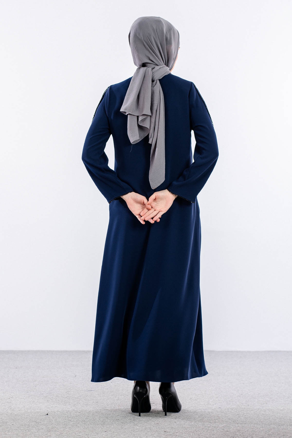 2302 Ferace 42-52 Boncuk Isli - Lacivert - 5