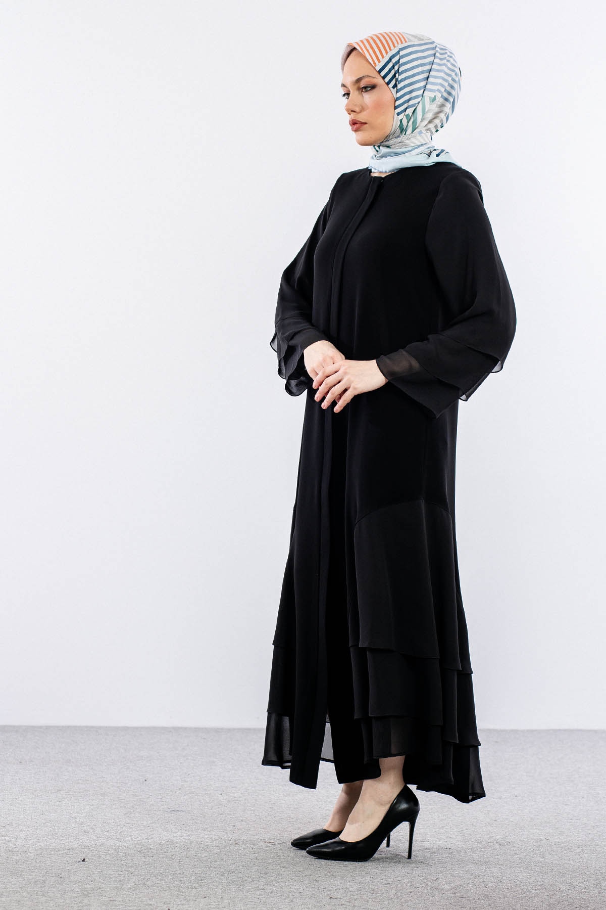 2304 Ferace 42-52 Sifon Katli - Siyah - 4