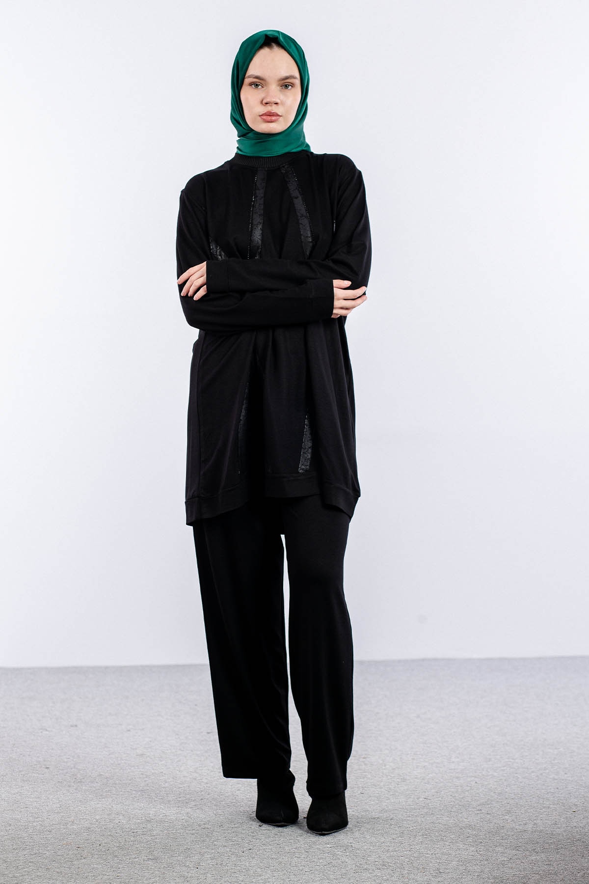 23472 Takim 48-50 - Siyah_k.deri - 1