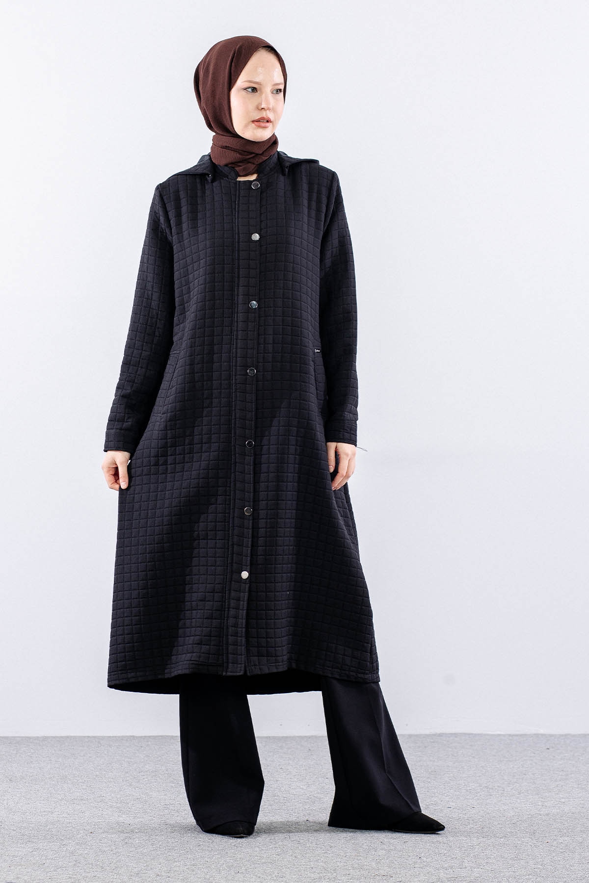 2524 Kapitone Kap 42-52 - Siyah - 3