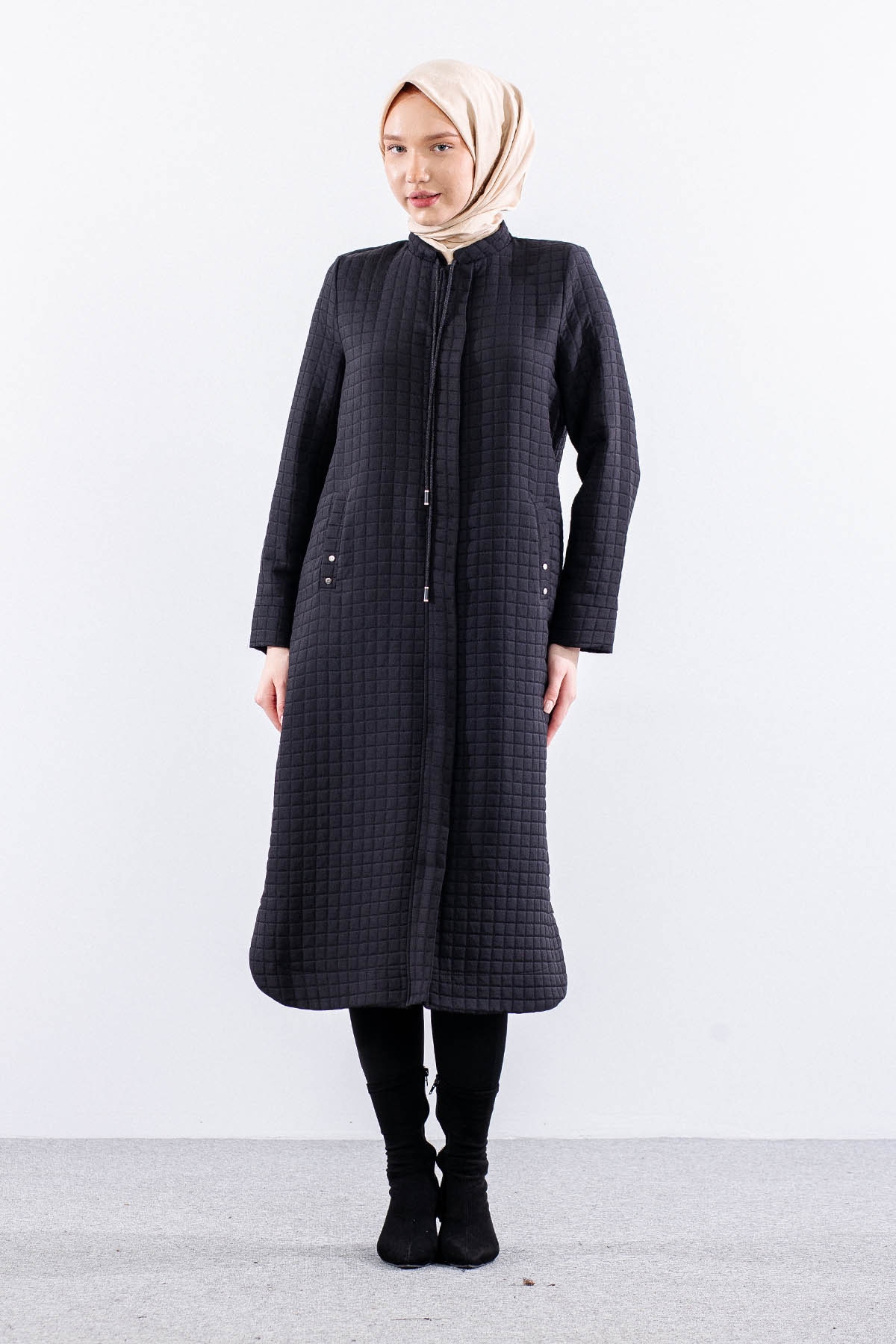 2525 Kapitone Kap 40-50 - Siyah - 2