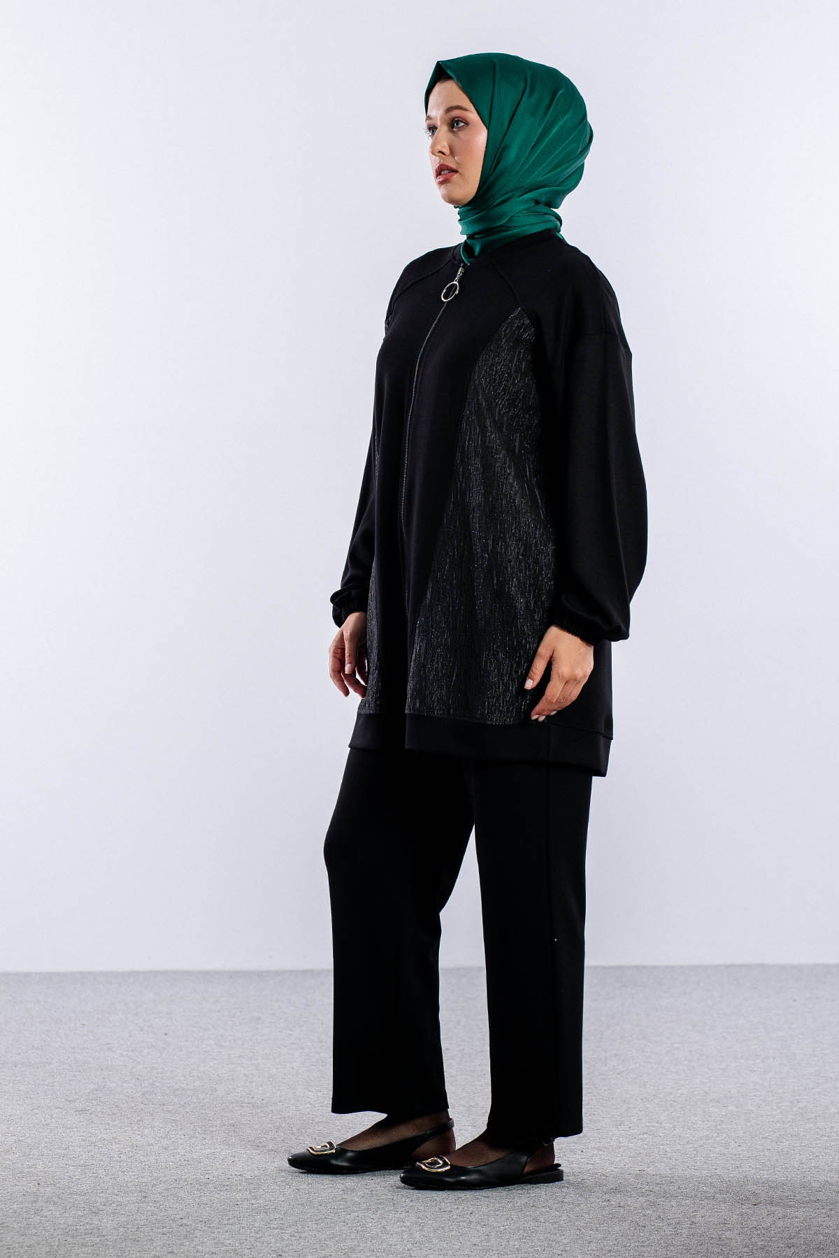 25269 Takim 44-46 Sim Garni - Siyah - 2