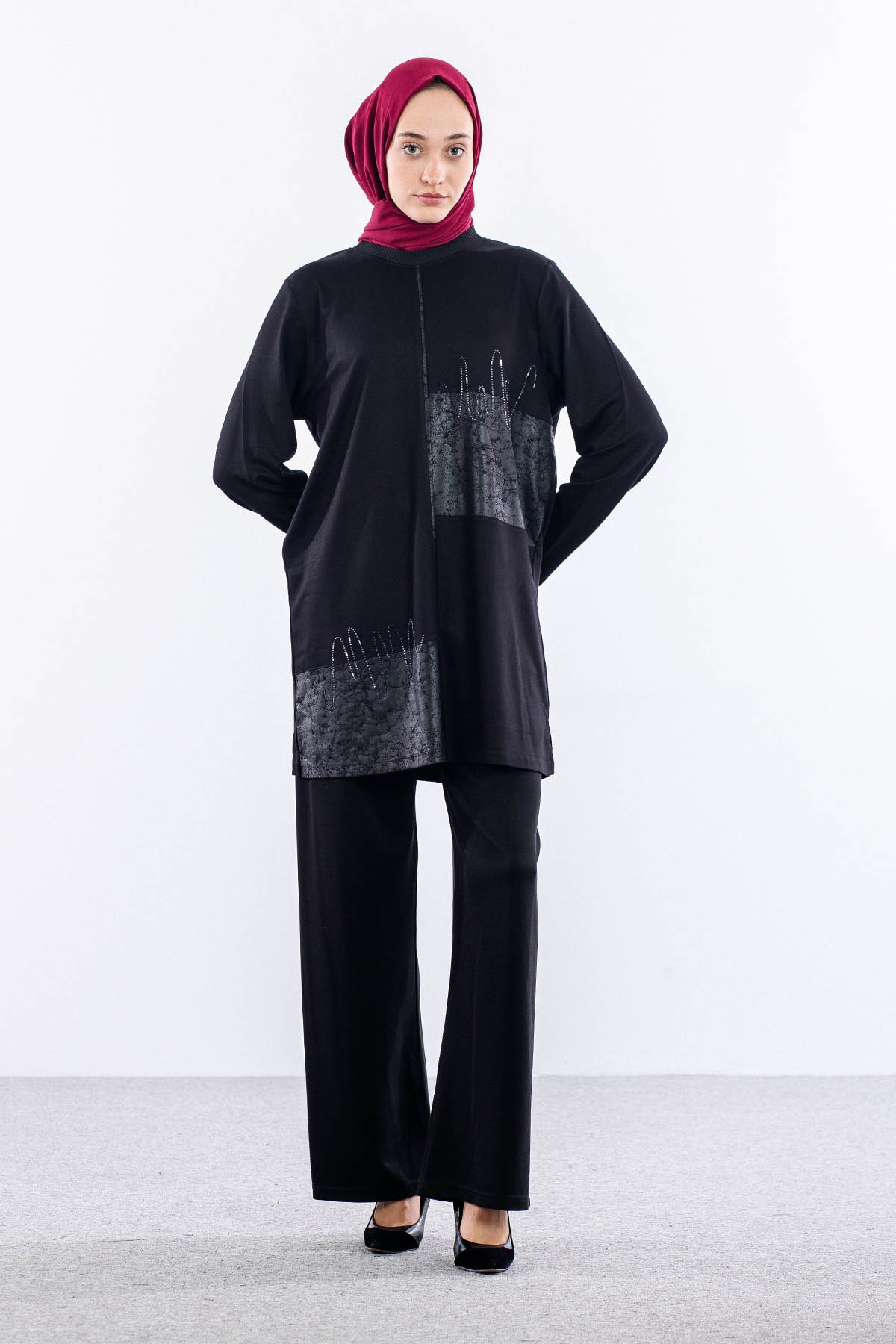 25296 Takim 44-46 - Siyah - 1