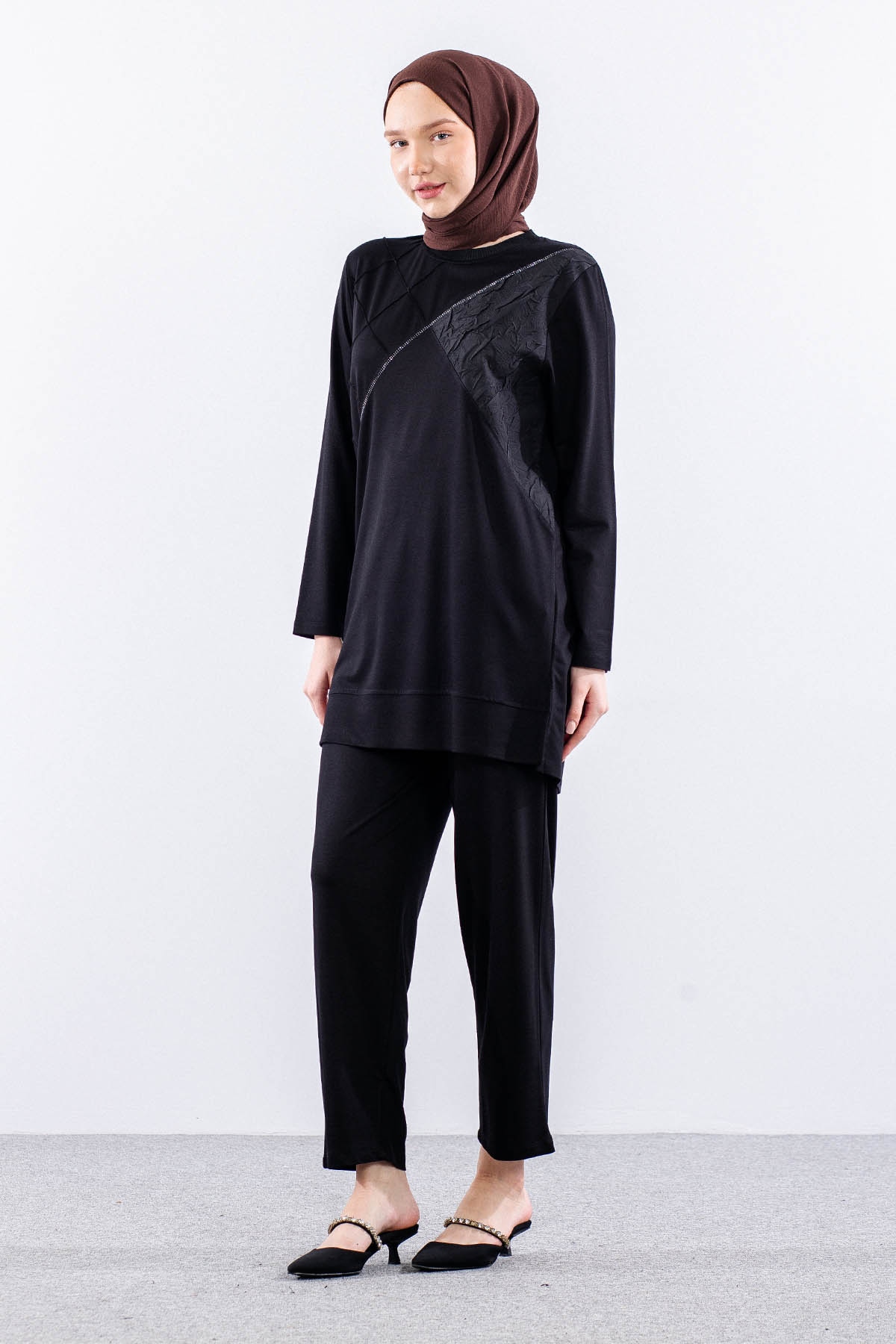 25300 Takim 44-46 - Siyah - 2