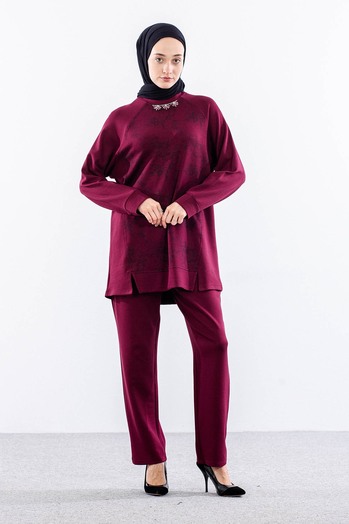 25302 Takim 44-46 - Bordo - 1