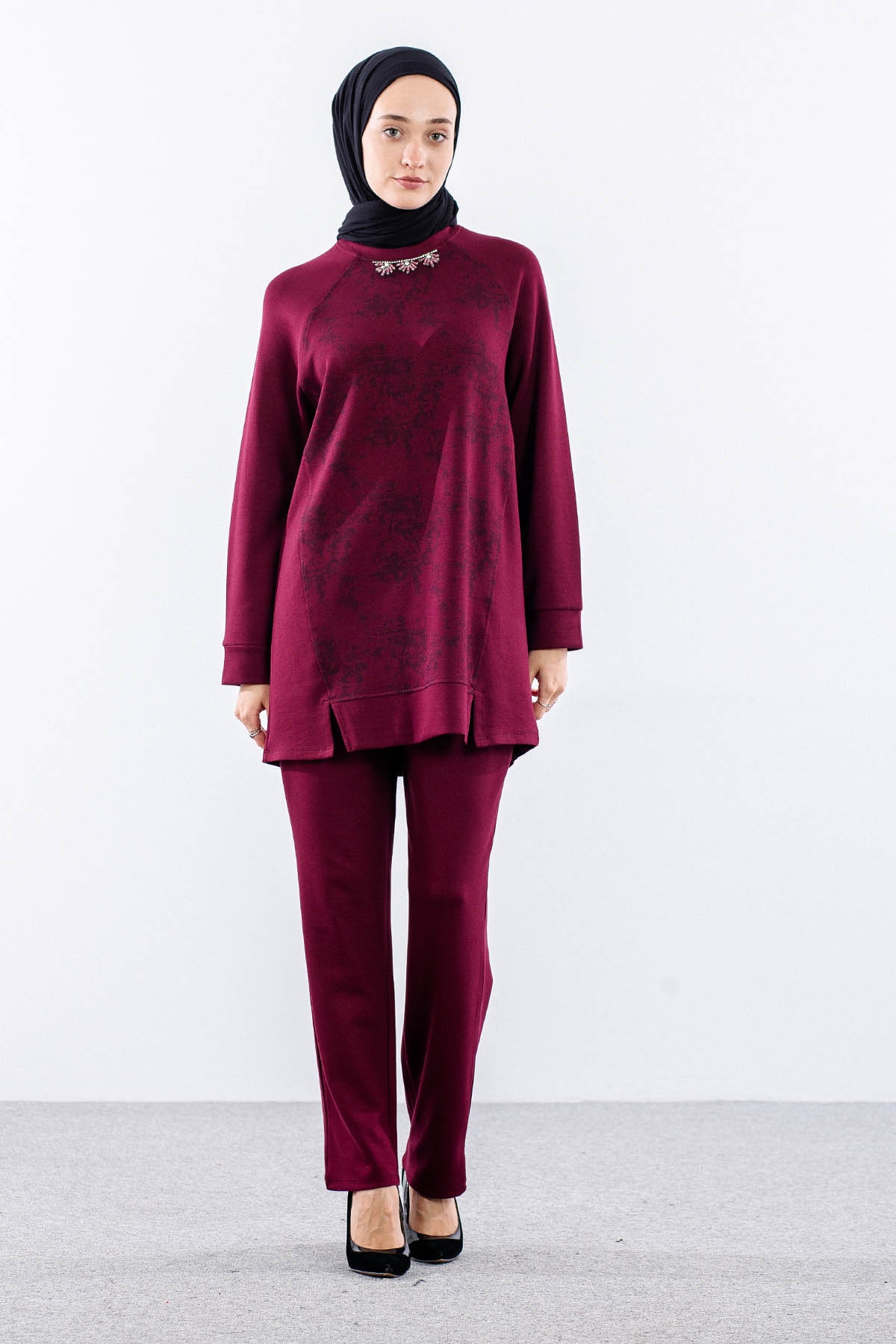 25302 Takim 44-46 - Bordo - 2