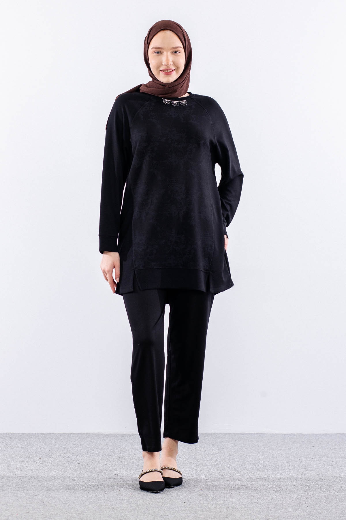 25302 Takim 44-46 - Siyah - 2