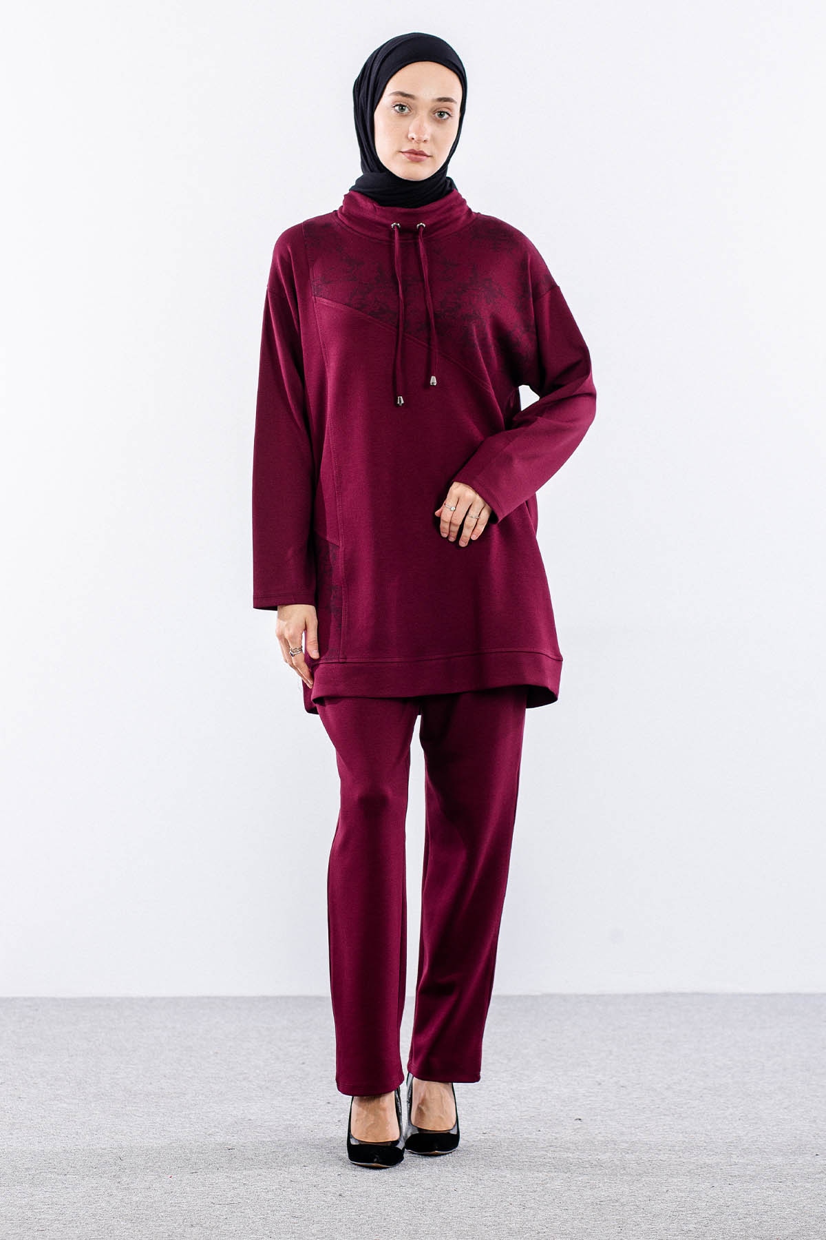 25303 Takim 44-46 - Bordo - 2