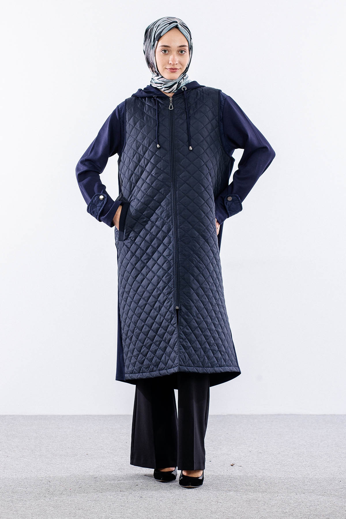 25307 Kapione Yelek 44-46-48 - Lacivert - 2