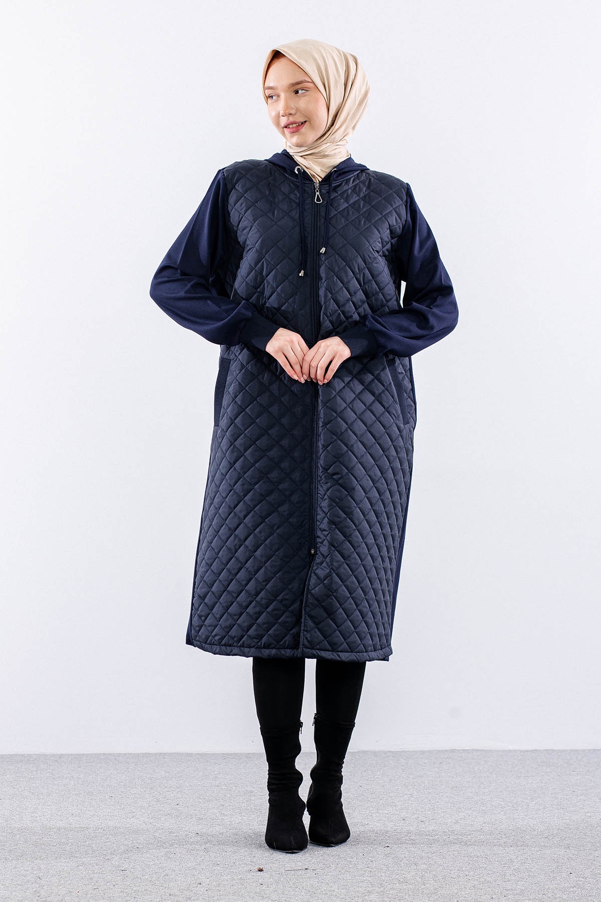 25308 Kapitone Kap 44-46-48 - Lacivert - 2