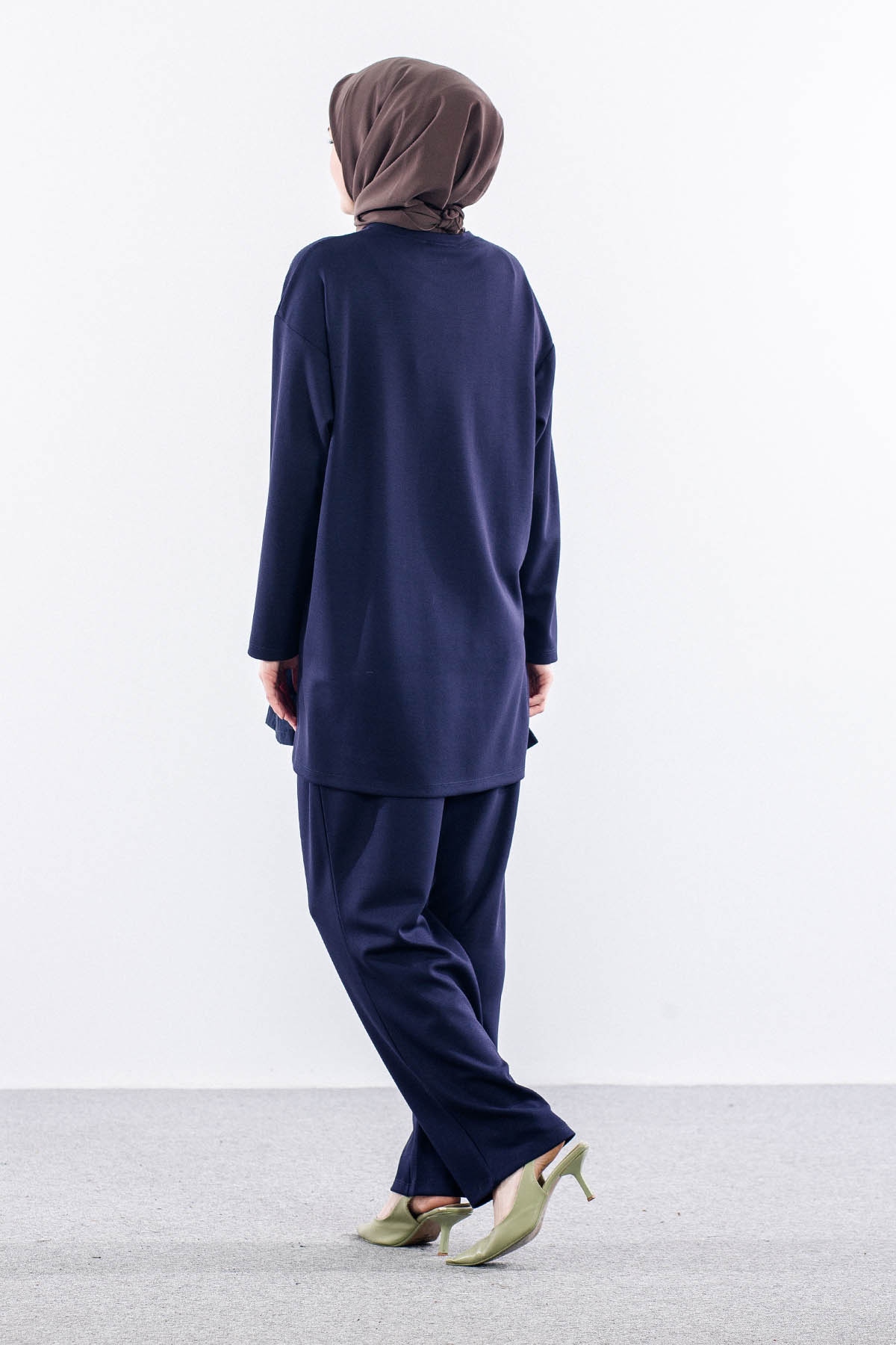 25327 Takim 44-46 Tas Detay - Lacivert - 4