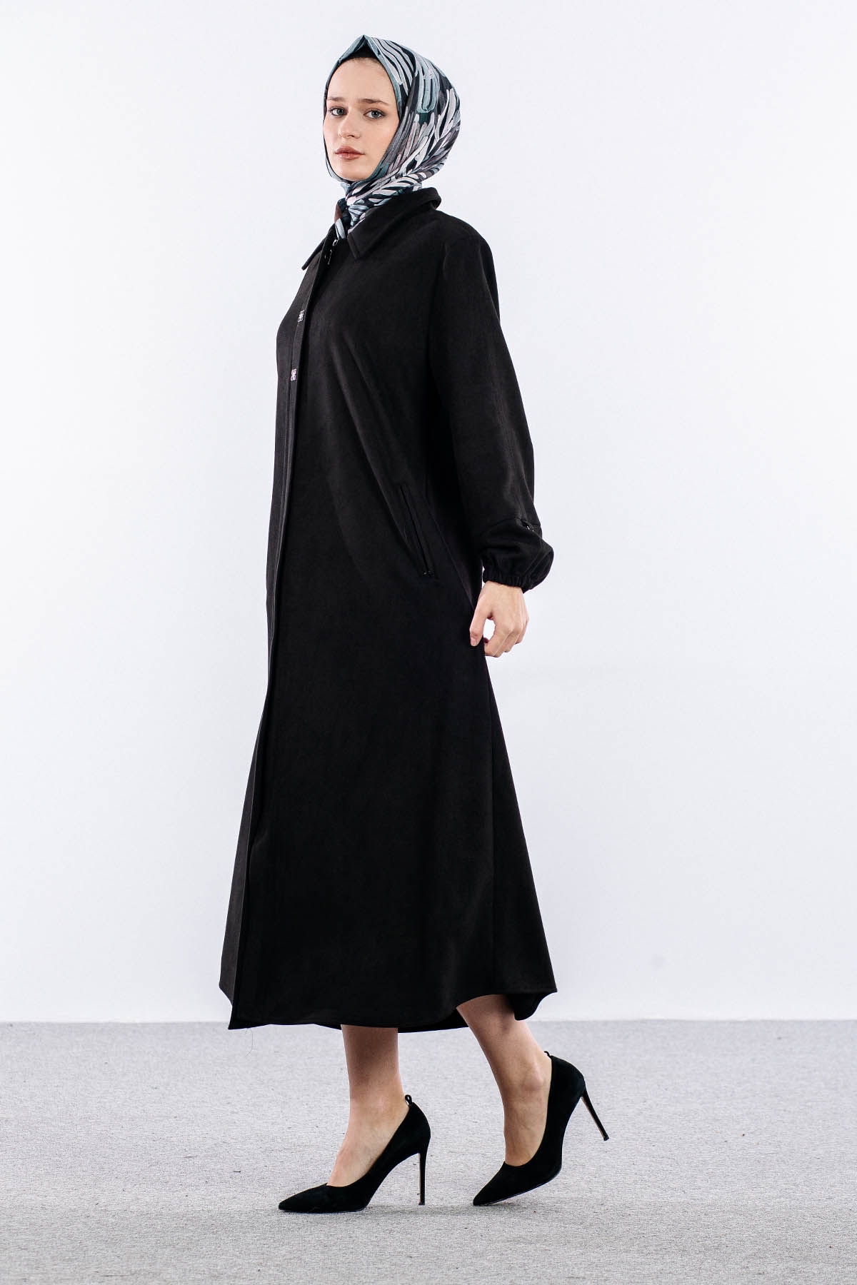 2536 Suet A.boy Kaban 40-50 - Siyah - 2