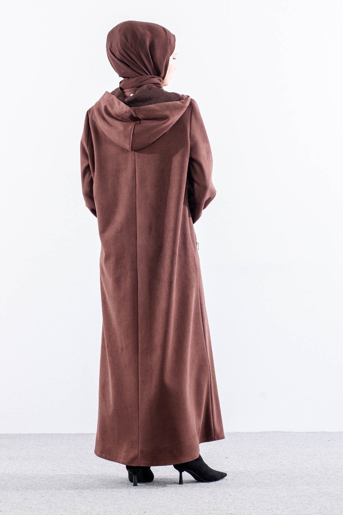 2543 Suet Pardesü 42-52 (690 Model) - Kahve - 5