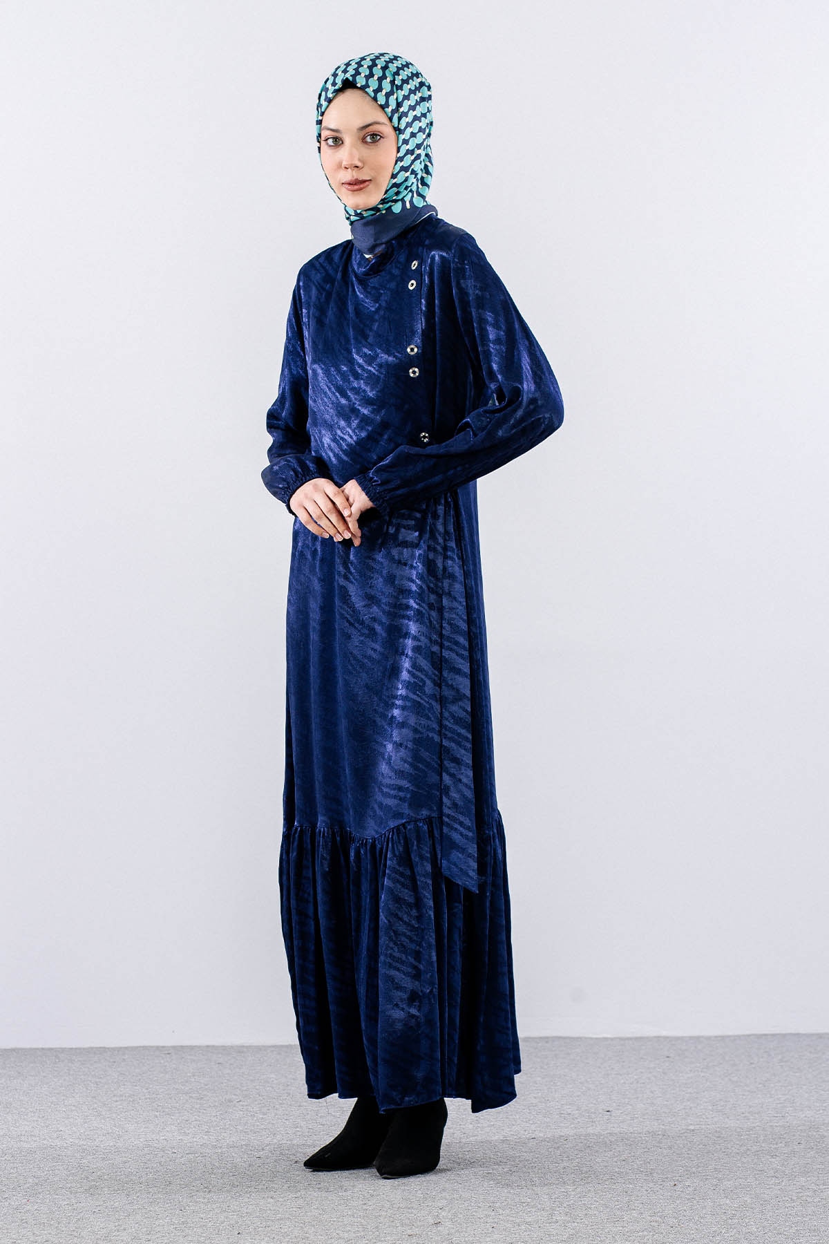 2586 Elbi̇se 40-48 Jakar Kusgozu - Lacivert - 4